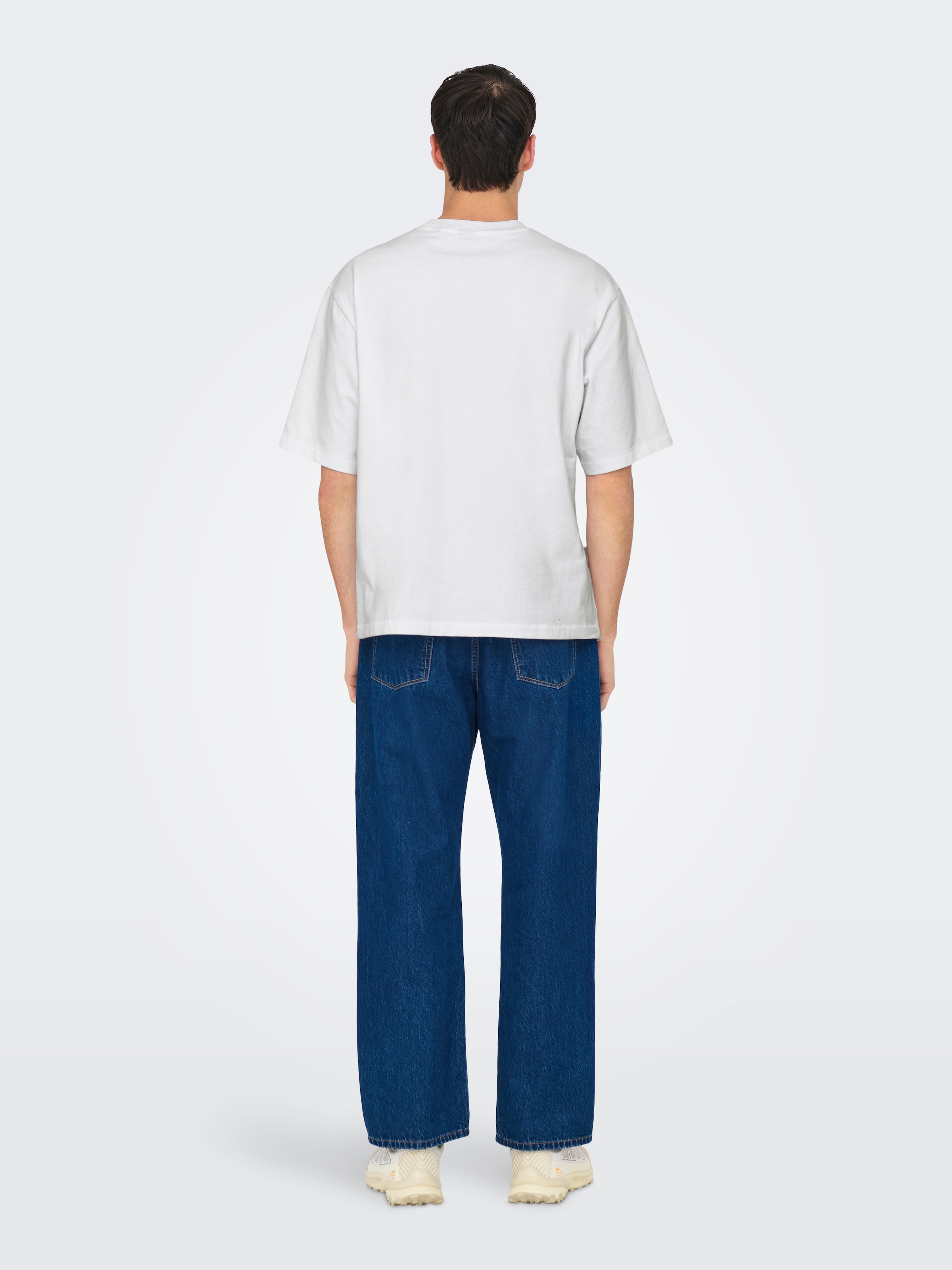 ONLY & SONS Rundhalsshirt »ONSMILLENIUM OVZ SS TEE NOOS«