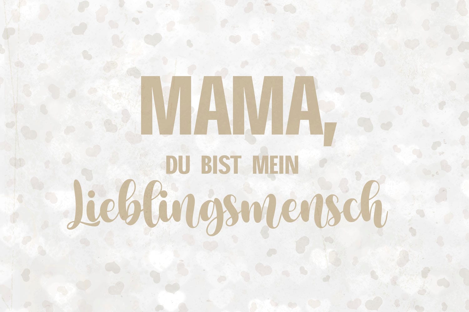 queence Metallbild »Lieblingsmensch Mama«, Schriftzüge-Schriftzug, (1 St.), Stahlschilder