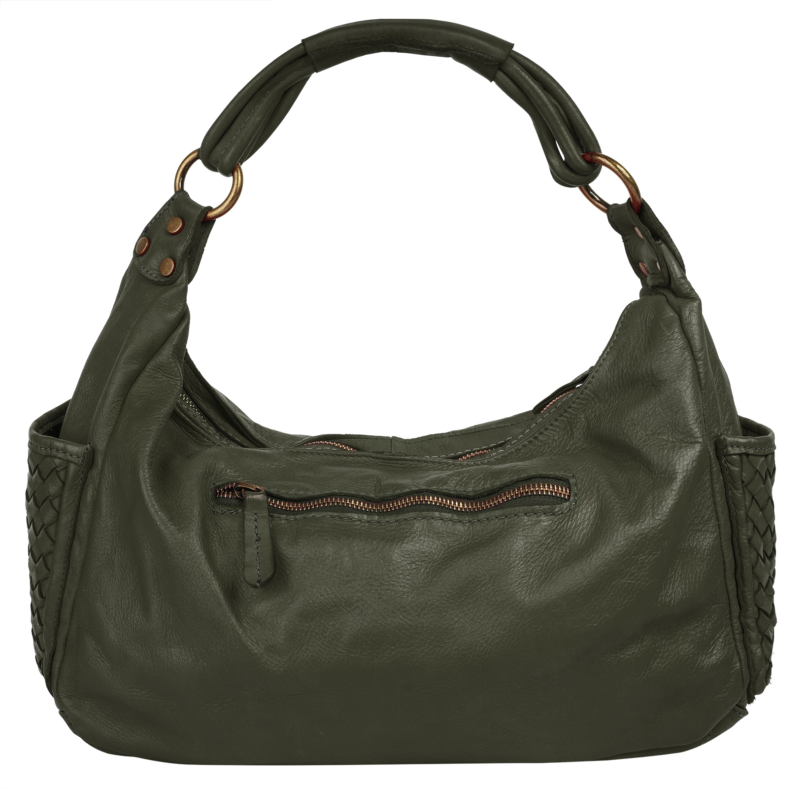 Samantha Look Henkeltasche, echt Leder, Made in Italy