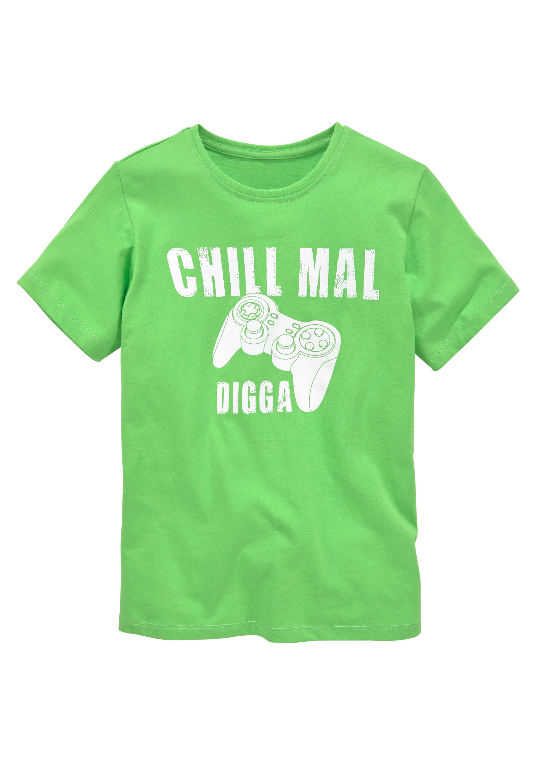 ordern Spruch T-Shirt KIDSWORLD Jelmoli-Versand online »CHILL | MAL«, ✵