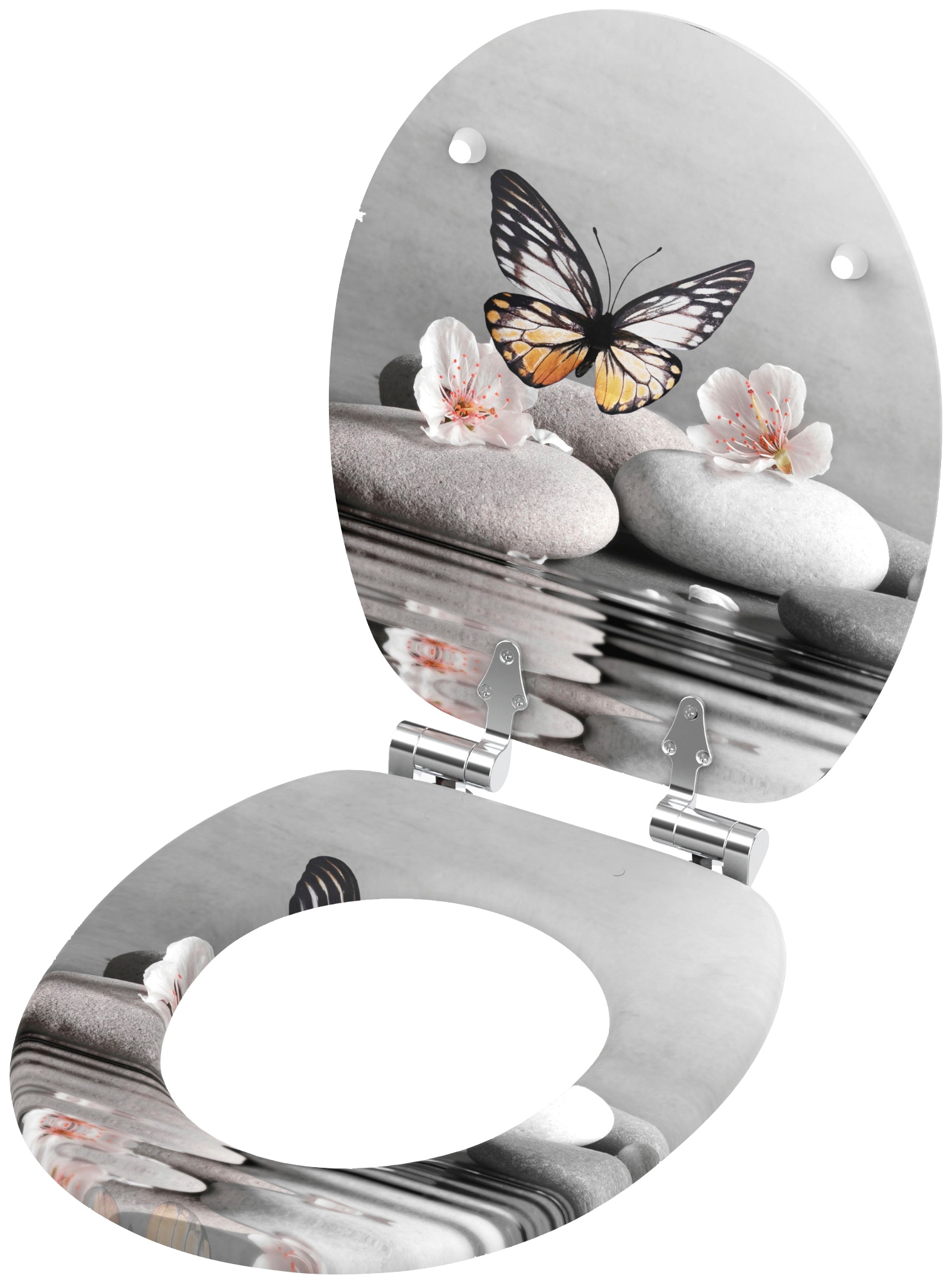 Sanilo WC-Sitz »Vanesa«, mit Absenkautomatik, BxL: 37,7 x 42,0 - 47,0 cm