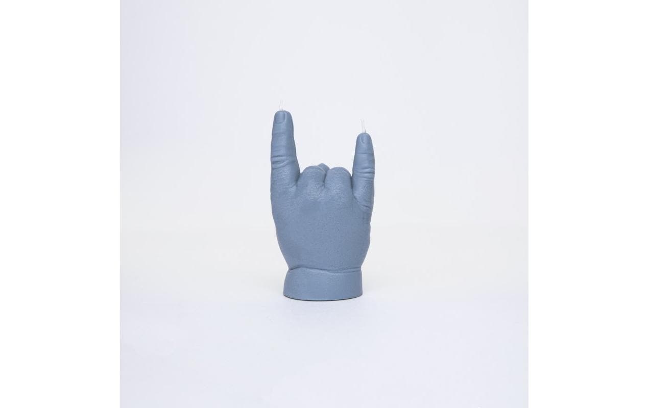 Formkerze »Mandatus Baby You Rock Candle Hand, Grau«