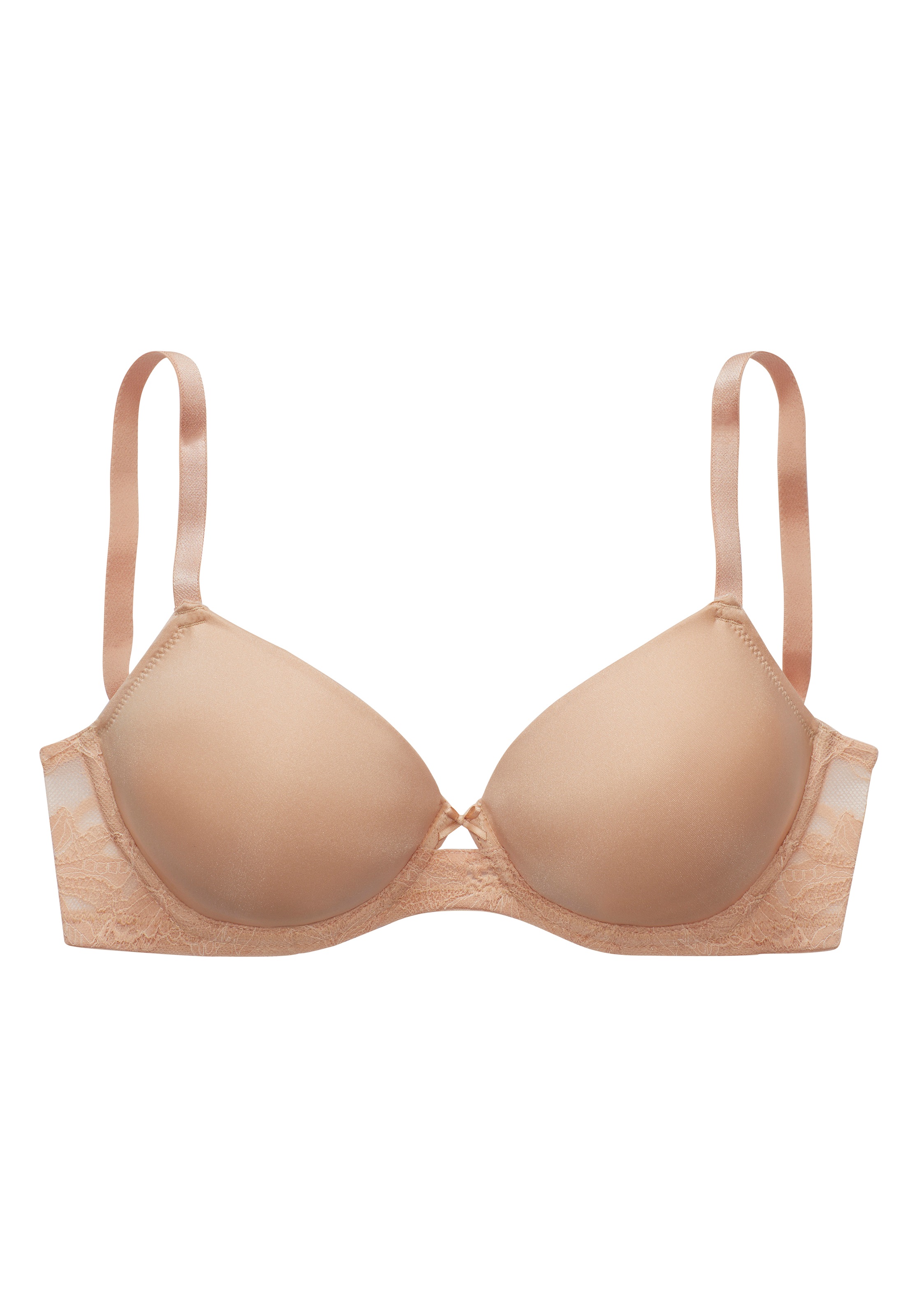 LASCANA Schalen-BH mit Bügel und wunderschönem Spitzenrücken, sexy Dessous