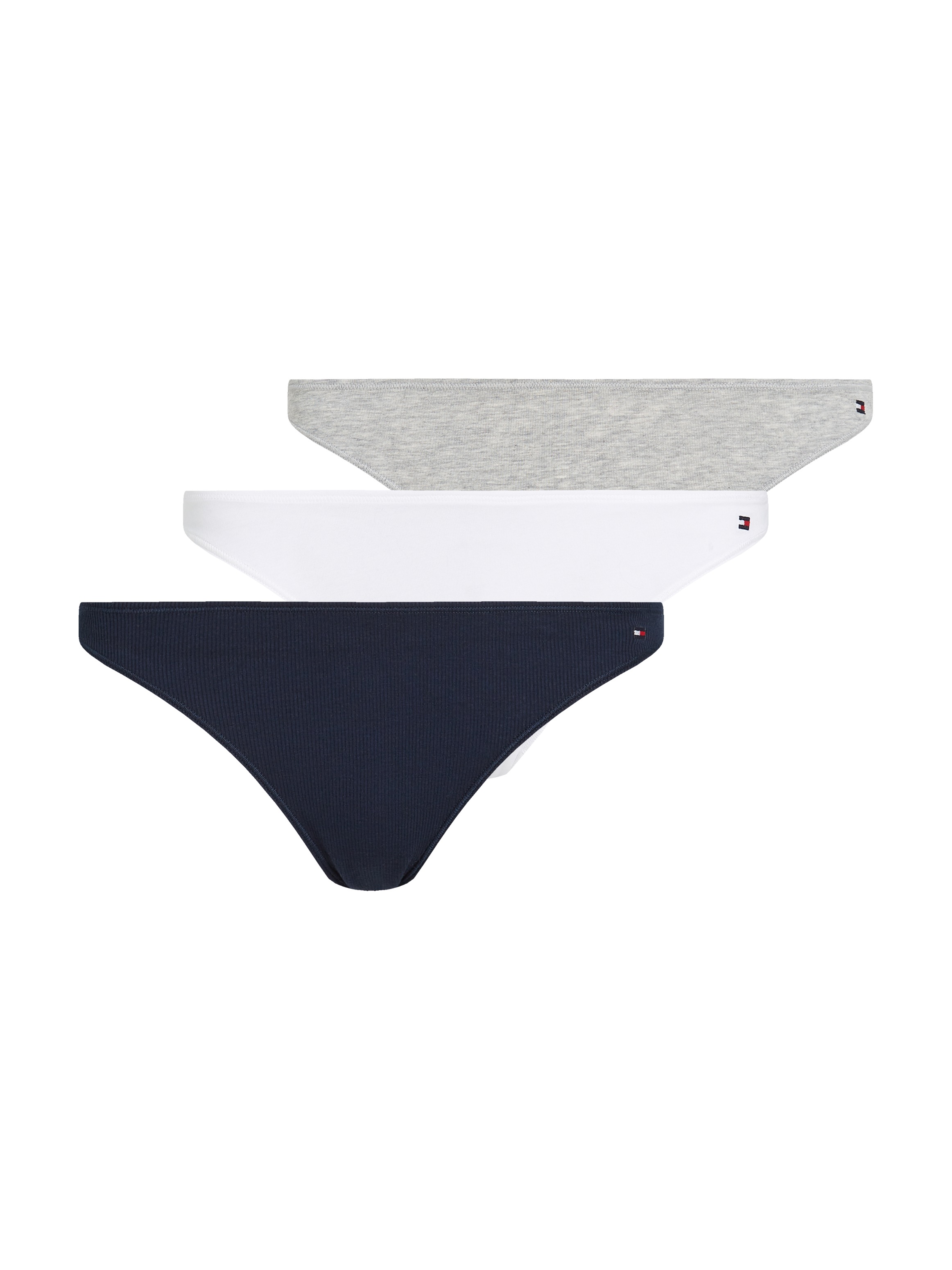 Tommy Hilfiger Underwear Bikinislip »3 PACK DIPPED BIKINI« Packung, 3er, 3 Stk. mit Logo