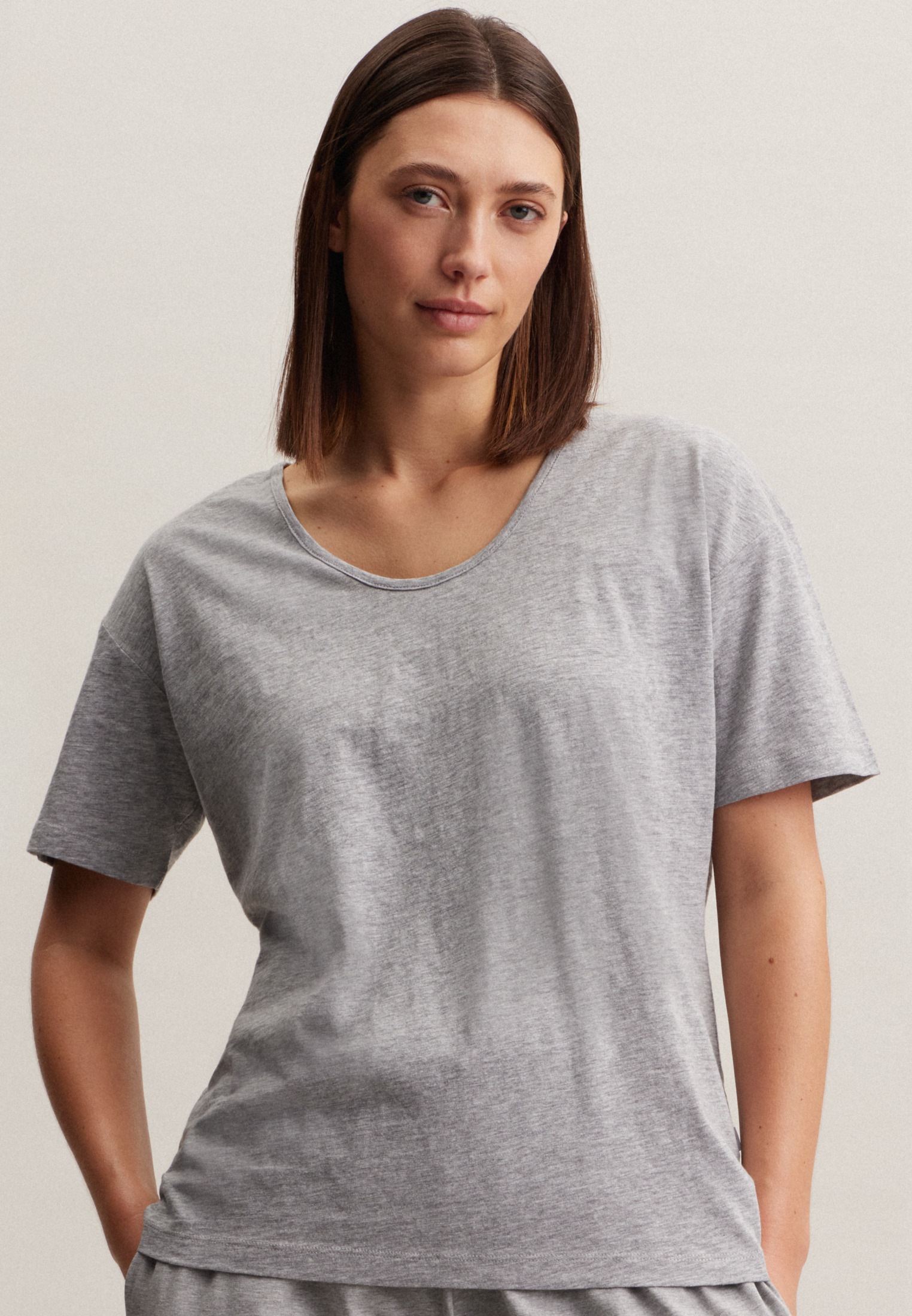 seidensticker Sweatshirt »Schwarze Rose«, Pyjama Oberteil Uni