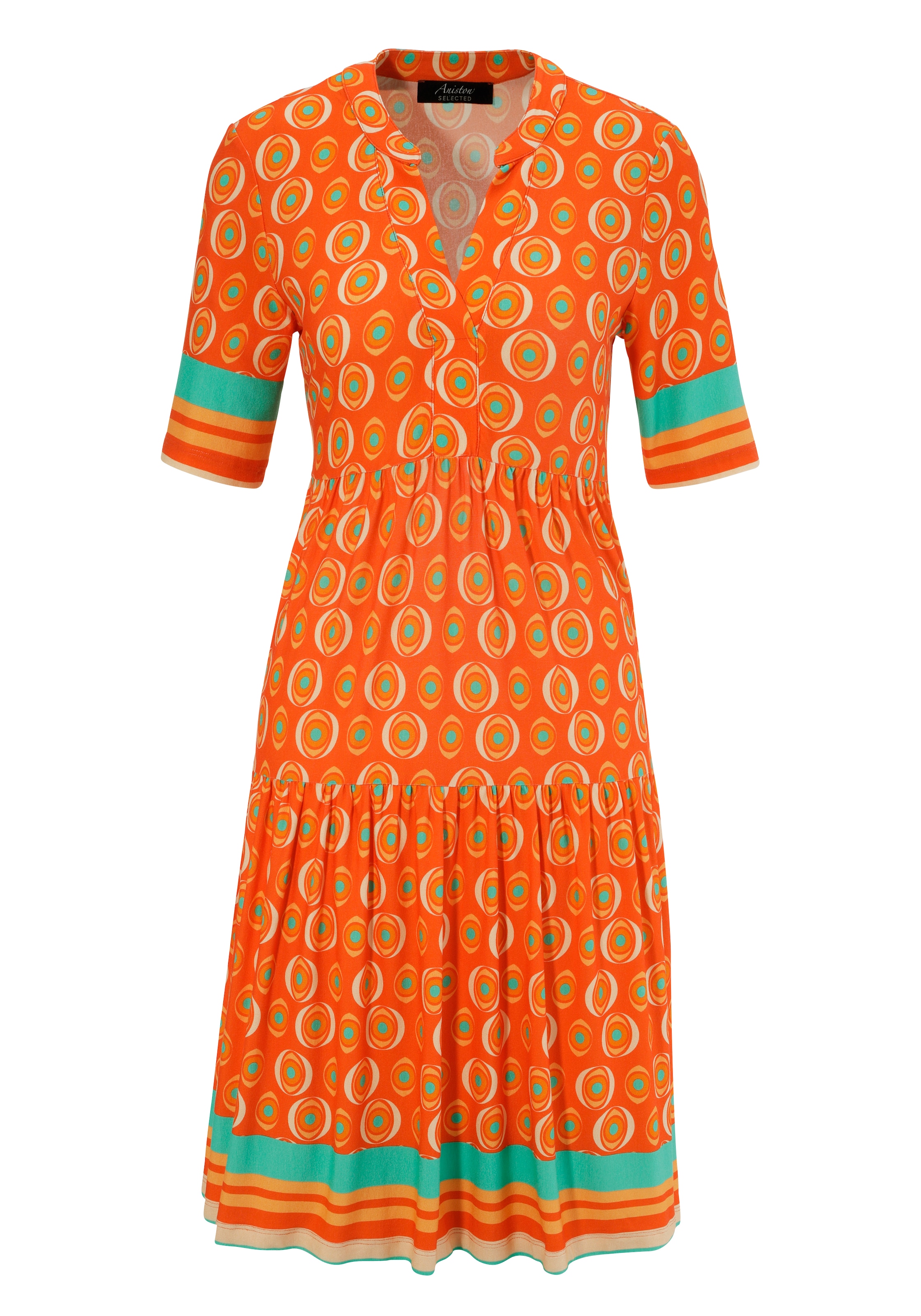 Aniston SELECTED Sommerkleid, mit verlängertem Halbarm