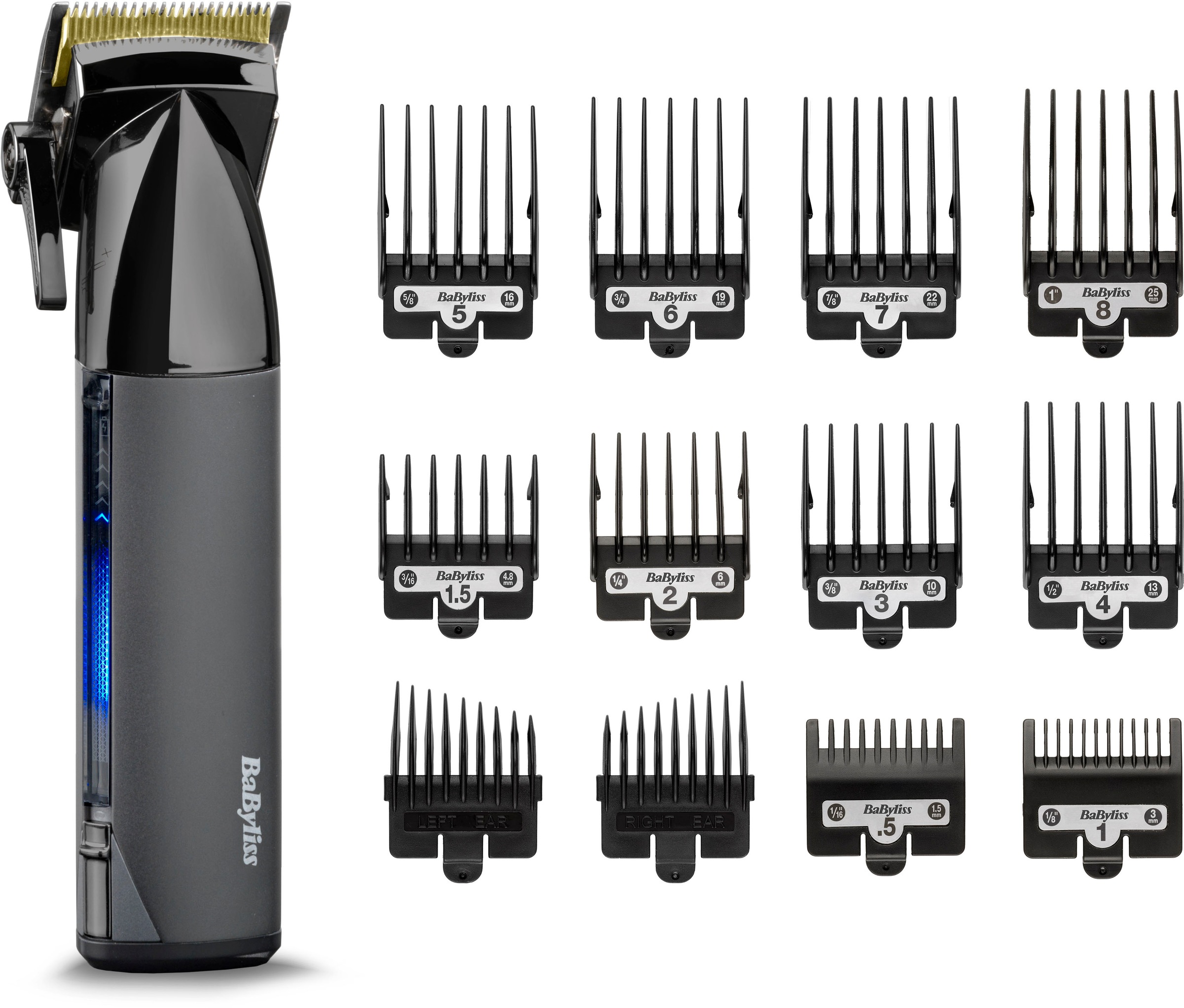 BaByliss Haarschneider "Super-X Metal Haarschneider Black" 1 Aufsätze