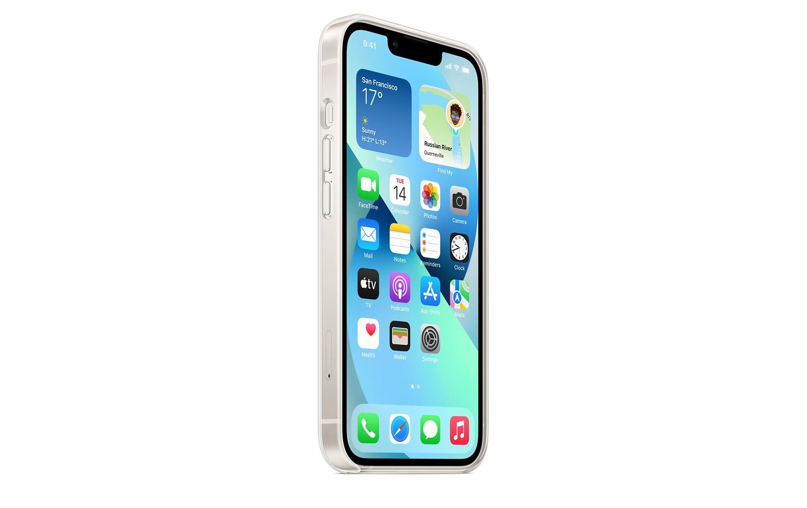 Apple Smartphone Clear Case mit MagSafe, iPhone 13, Transparent
