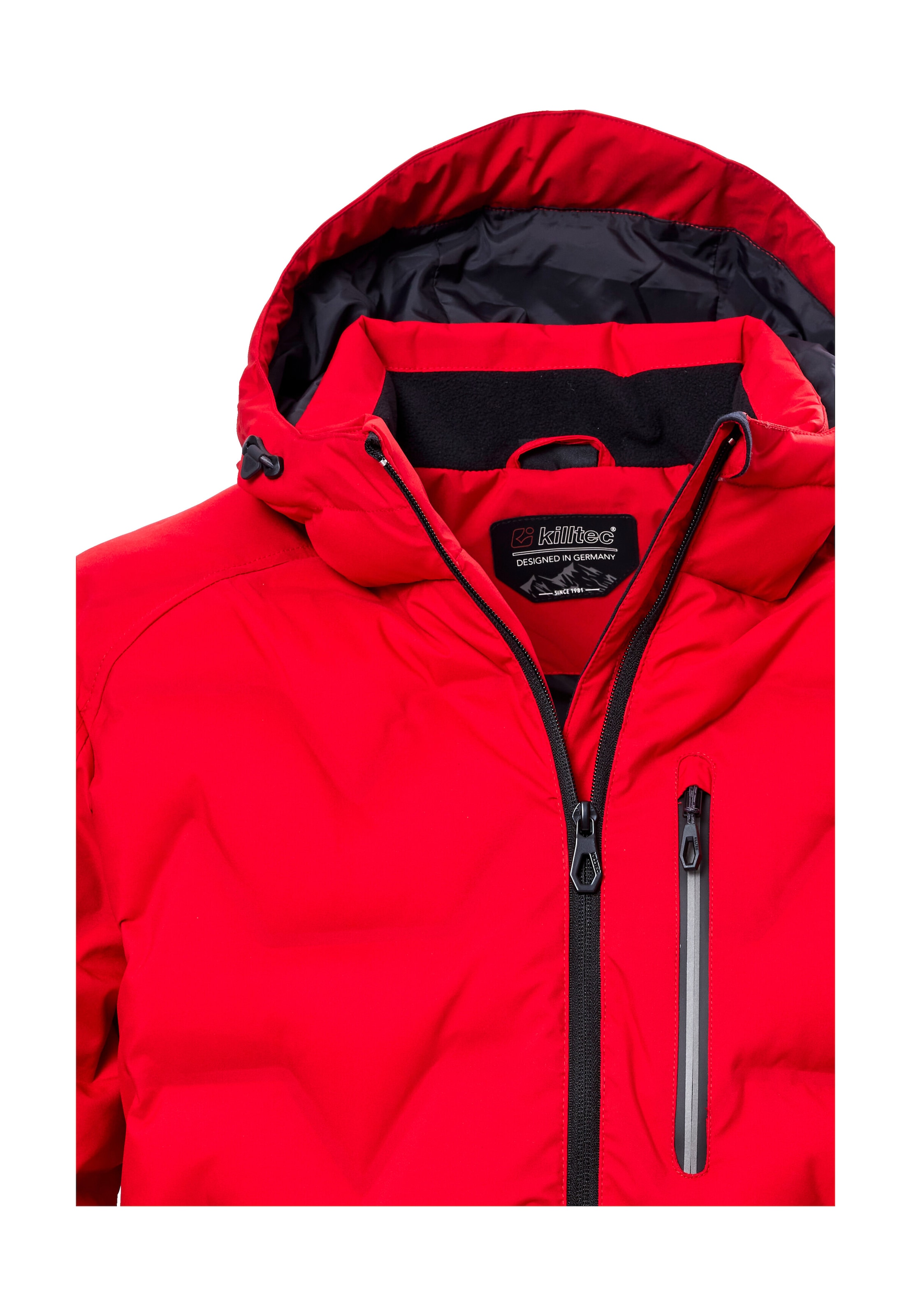 Killtec Steppjacke »KOW 60 MN QLTD JCKT«, Wasser- und windabweisend, atmungsaktiv, verstellbare Kapuze