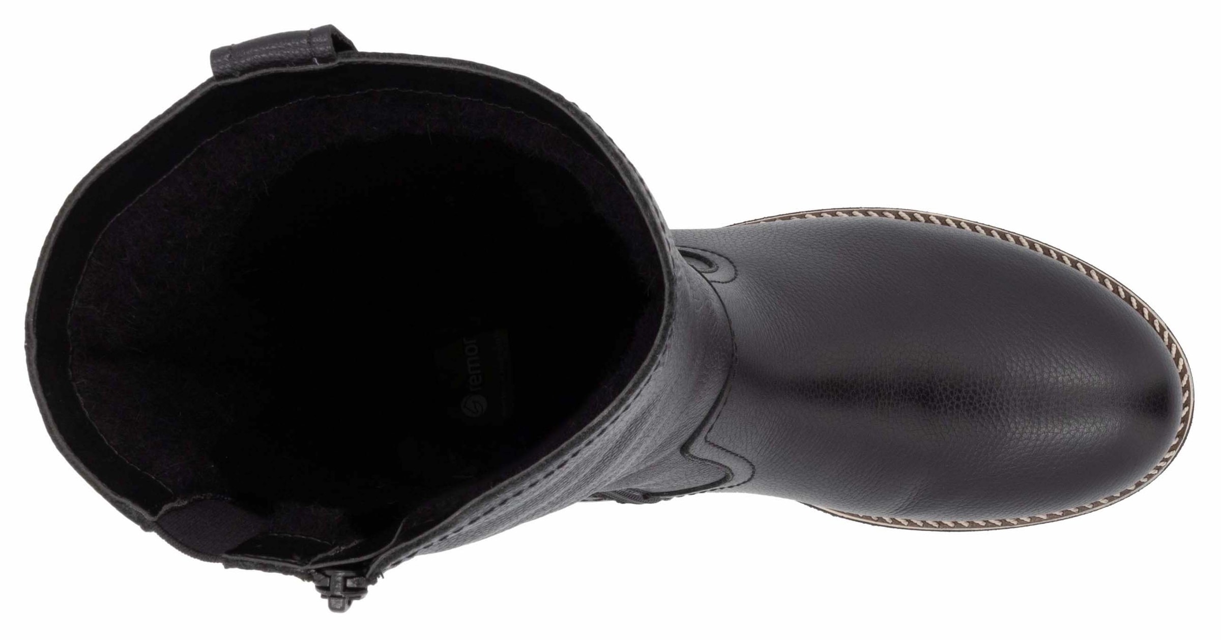 Remonte Winterstiefel, Blockabsatz, Stiefel, Langschaftstiefel mit Innenreissverschluss