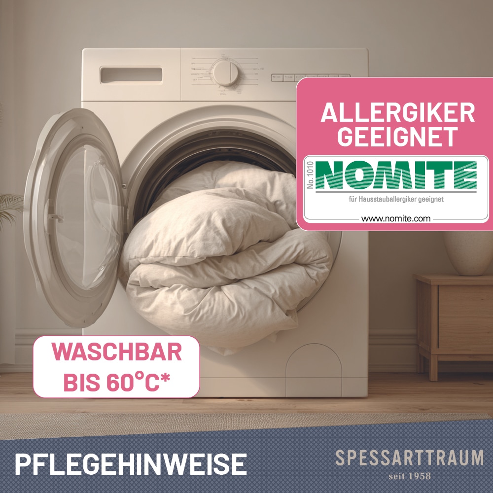 SPESSARTTRAUM 3-Kammer-Kopfkissen »Exklusiv«, Füllung: 90% Daunen / 10% Federn (Aussenkammern) und 100% Federn (Innenkammer), Bezug: feiner Daunenbatist, 100% Baumwolle, (1 St.), Kissen vom Hohenstein Institute ausgezeichnet