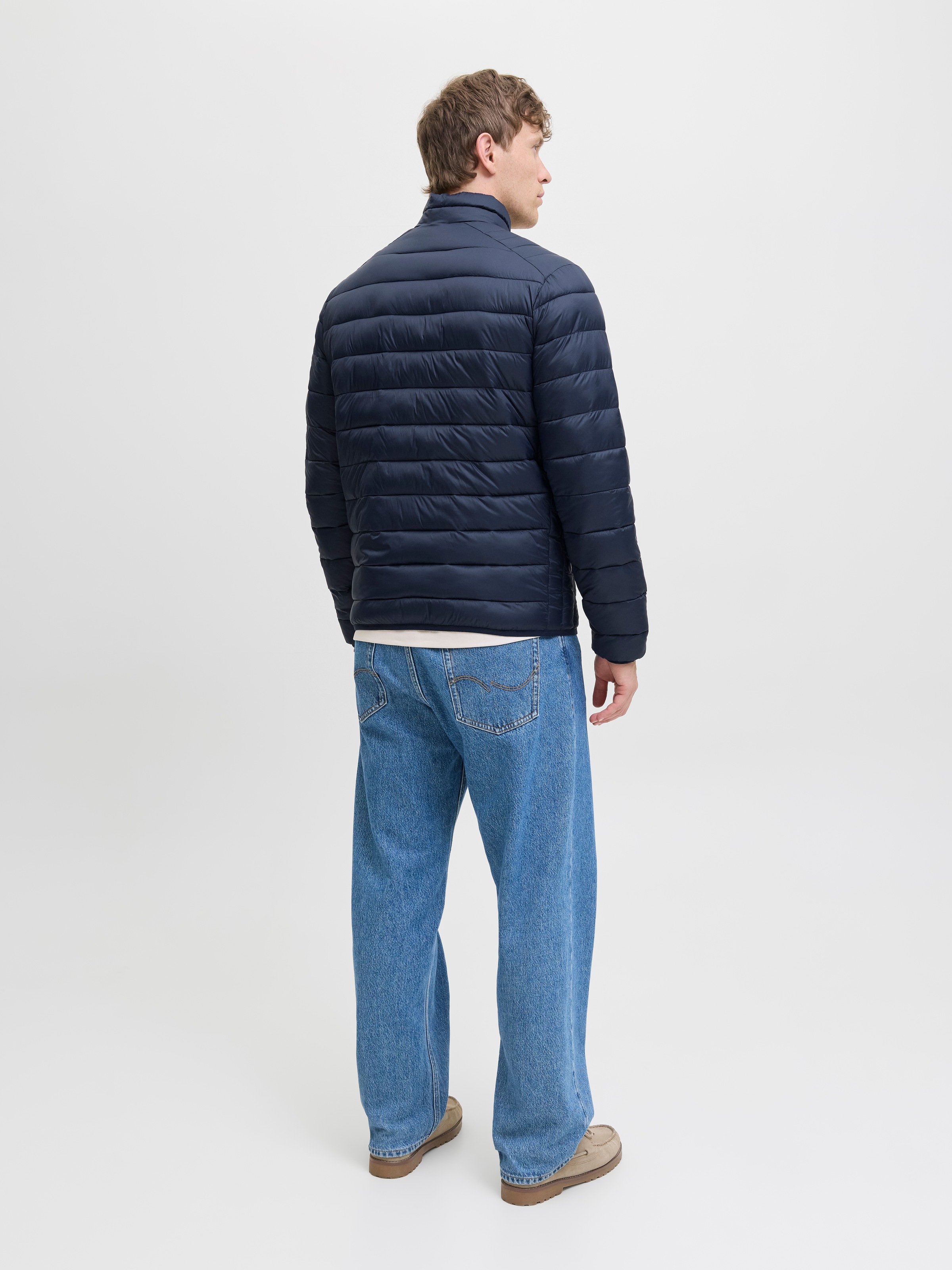 Jack & Jones Steppjacke »JJEBRADLEY LIGHT PUFFER COLLAR NOOS«, ohne Kapuze