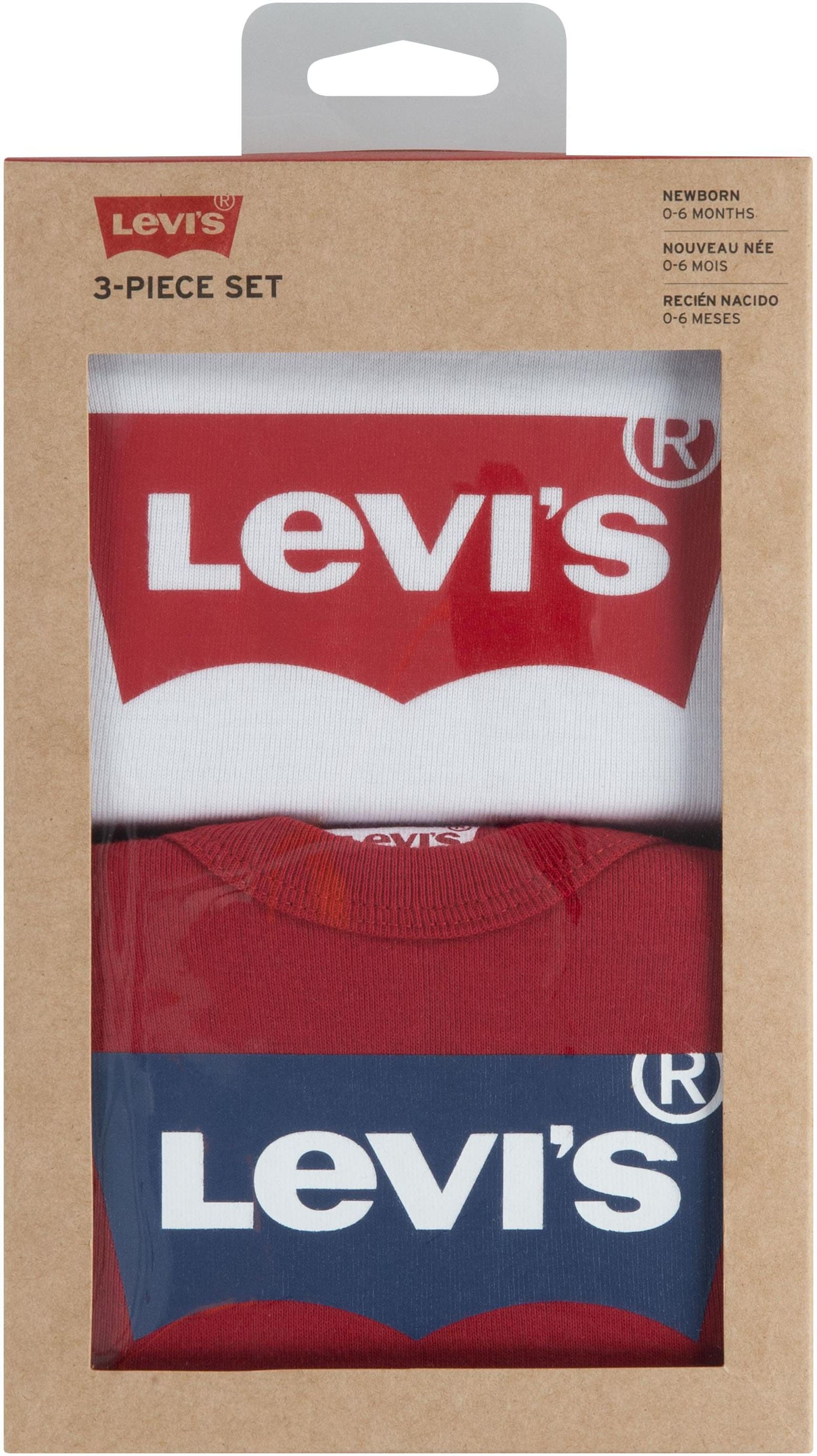 Levi's® Kids Kurzarmbody »BATWING 2PK BODYSUIT«, (2 tlg.), UNISEX