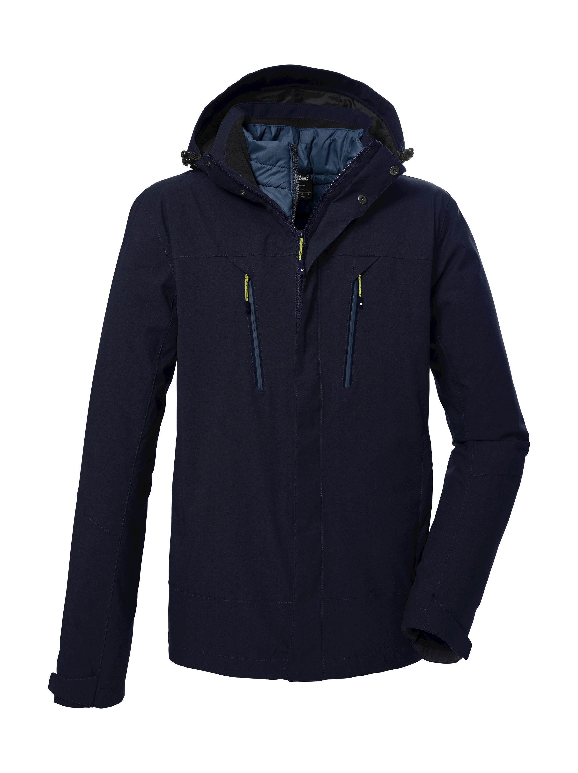 Killtec 3-in-1-Funktionsjacke »KOW 18 MN JCKT« 3 in 1 Funktionsjacke, 100% wasser- und winddicht, abnehmbare Kapuze