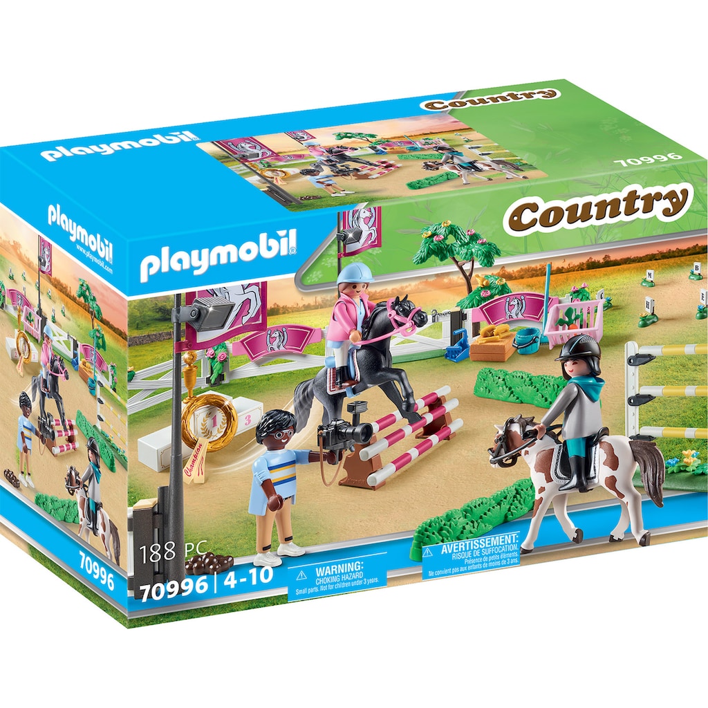 Playmobil® Konstruktions-Spielset »Reitturnier (70996), Country«, (188 St.), Made in Germany