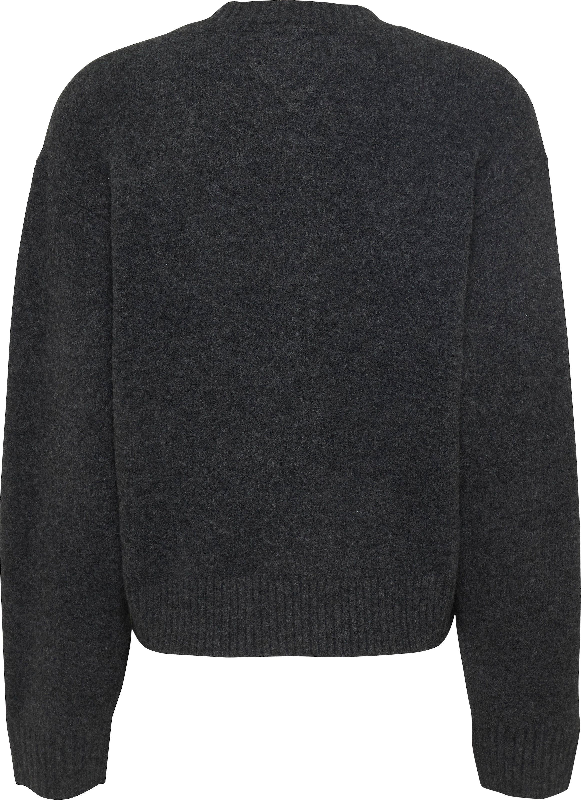 Tommy Jeans Strickpullover »TJW MELANGE FLAG SWEATER EXT«, in melierter Optik, mit Logo-Flag