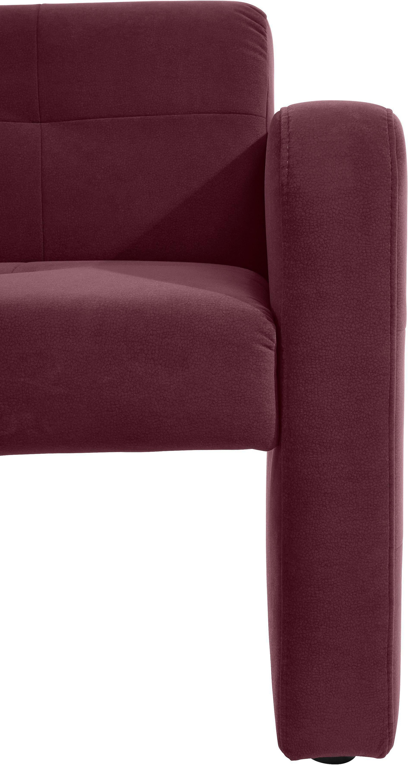 exxpo - sofa fashion Eckbank »Barista, bequem und elegant, hohe Bodenfreiheit,«, moderne Sitz- und Rückenverarbeitung, frei im Raum stellbar