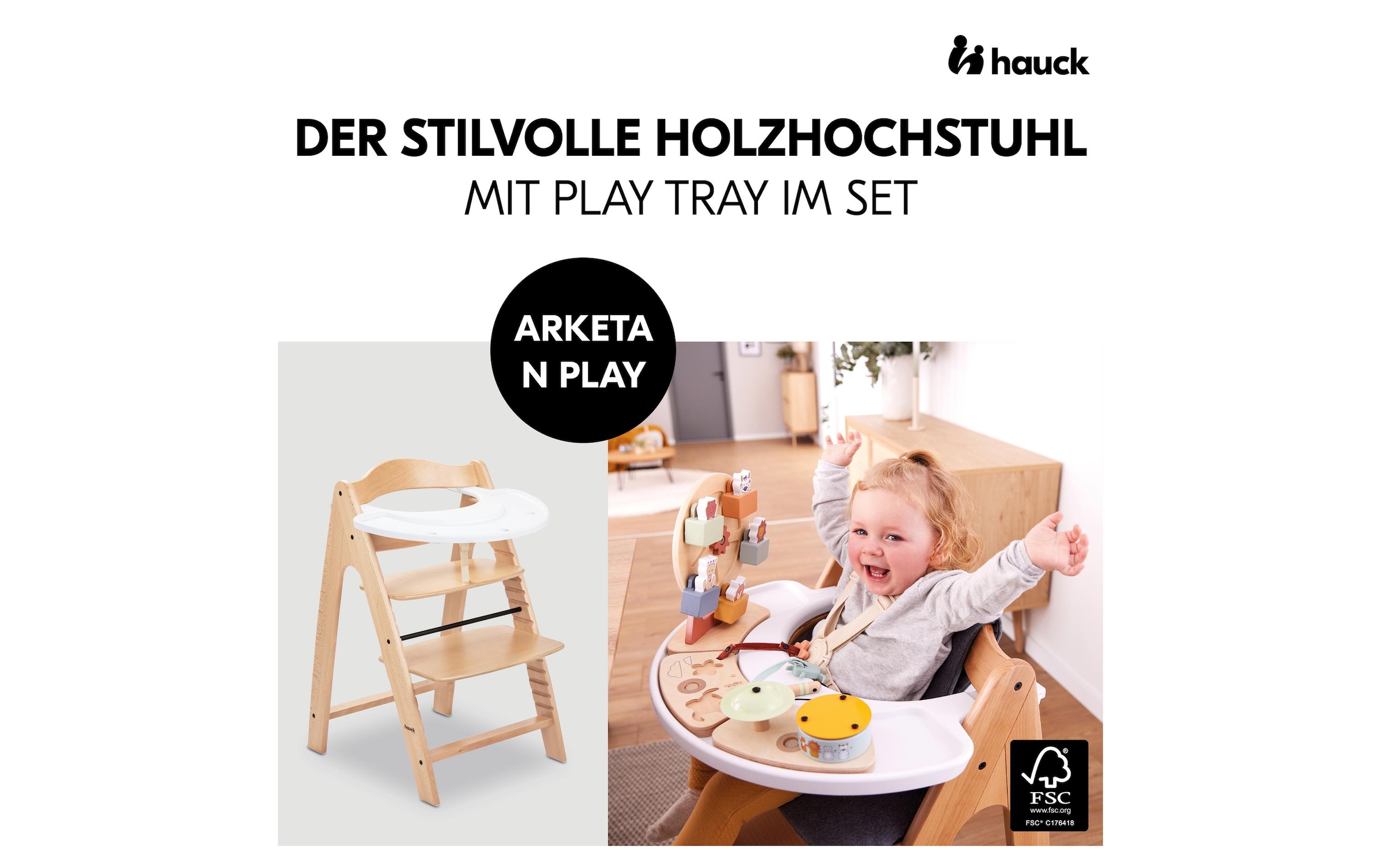 Hauck Hochstuhl »Arketa N Play«