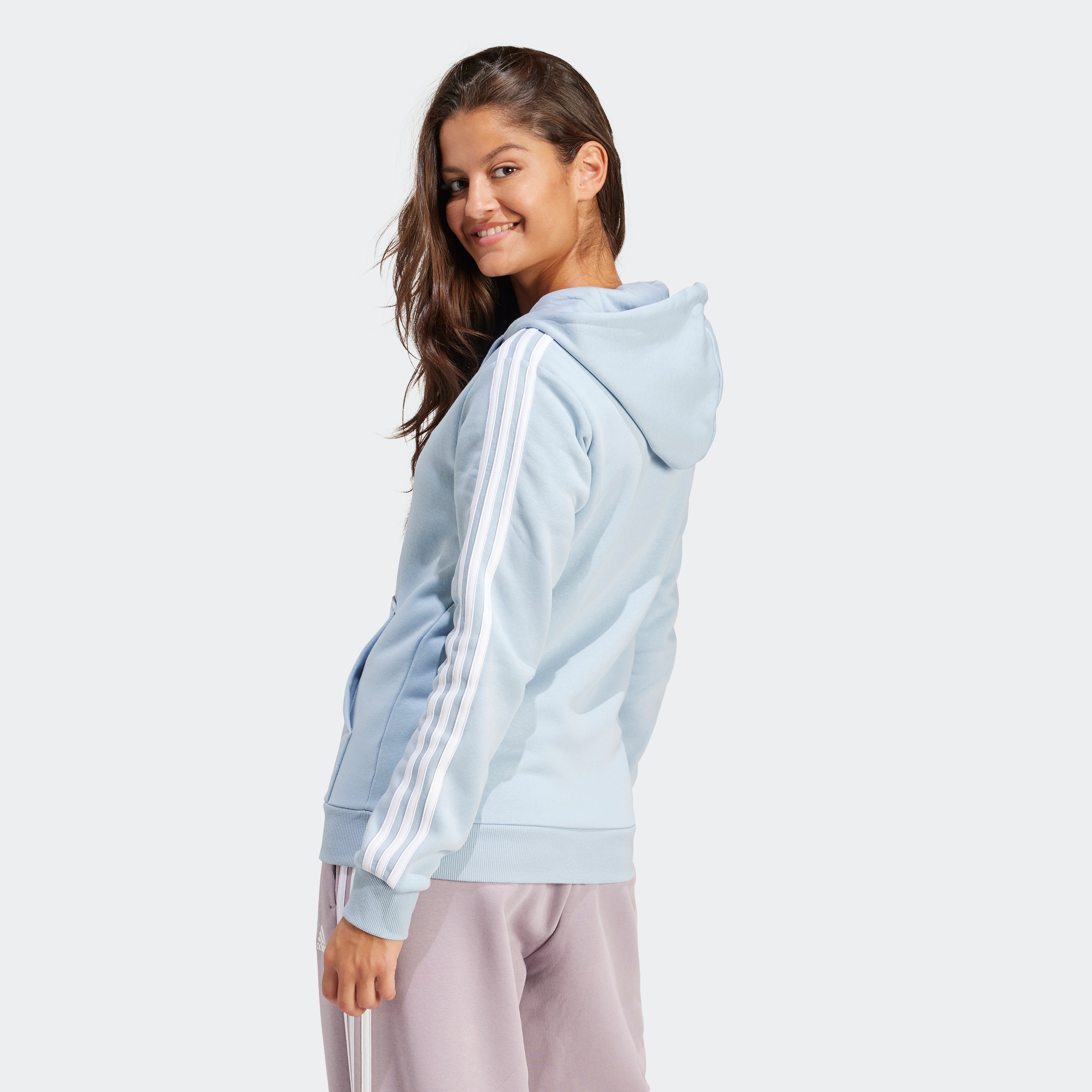 adidas Sportswear Kapuzensweatshirt »ESSENTIALS 3STREIFEN KAPUZENJACKE«