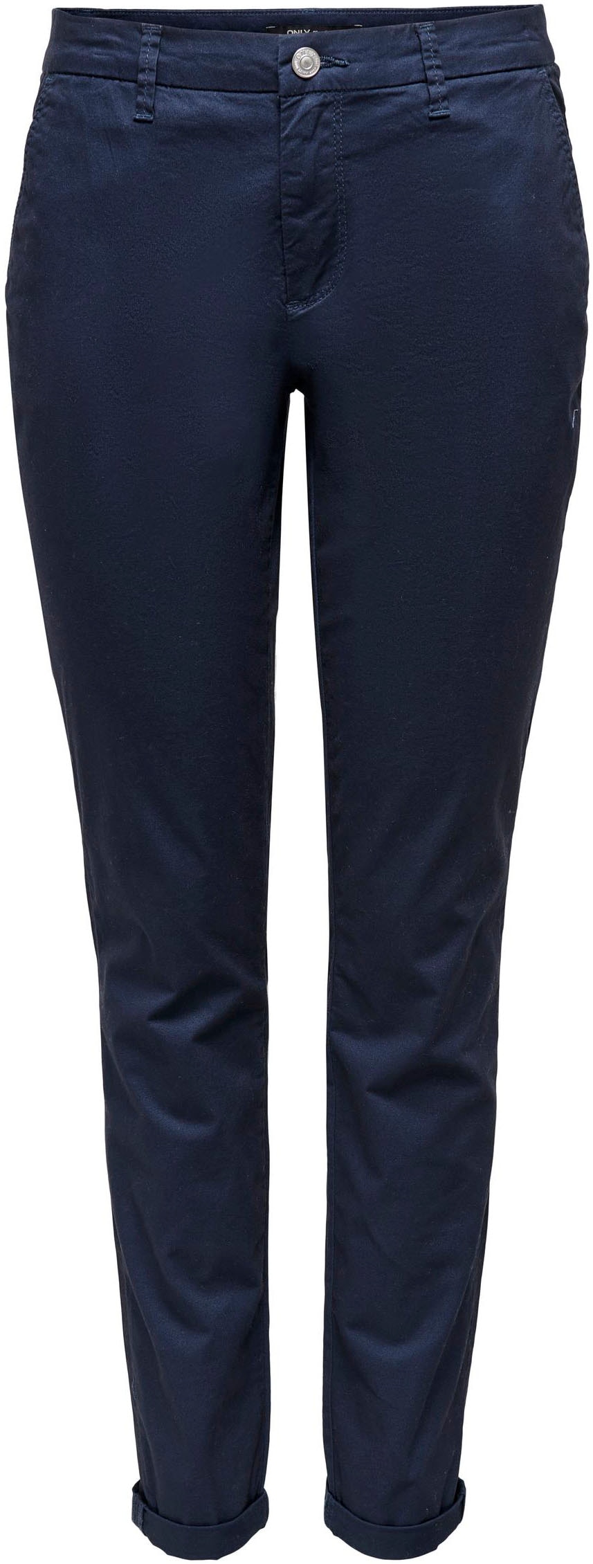 ONLY Chinohose »ONLPARIS REG CHINO PANT«, gepflegte Hose mit schmaler Beinform