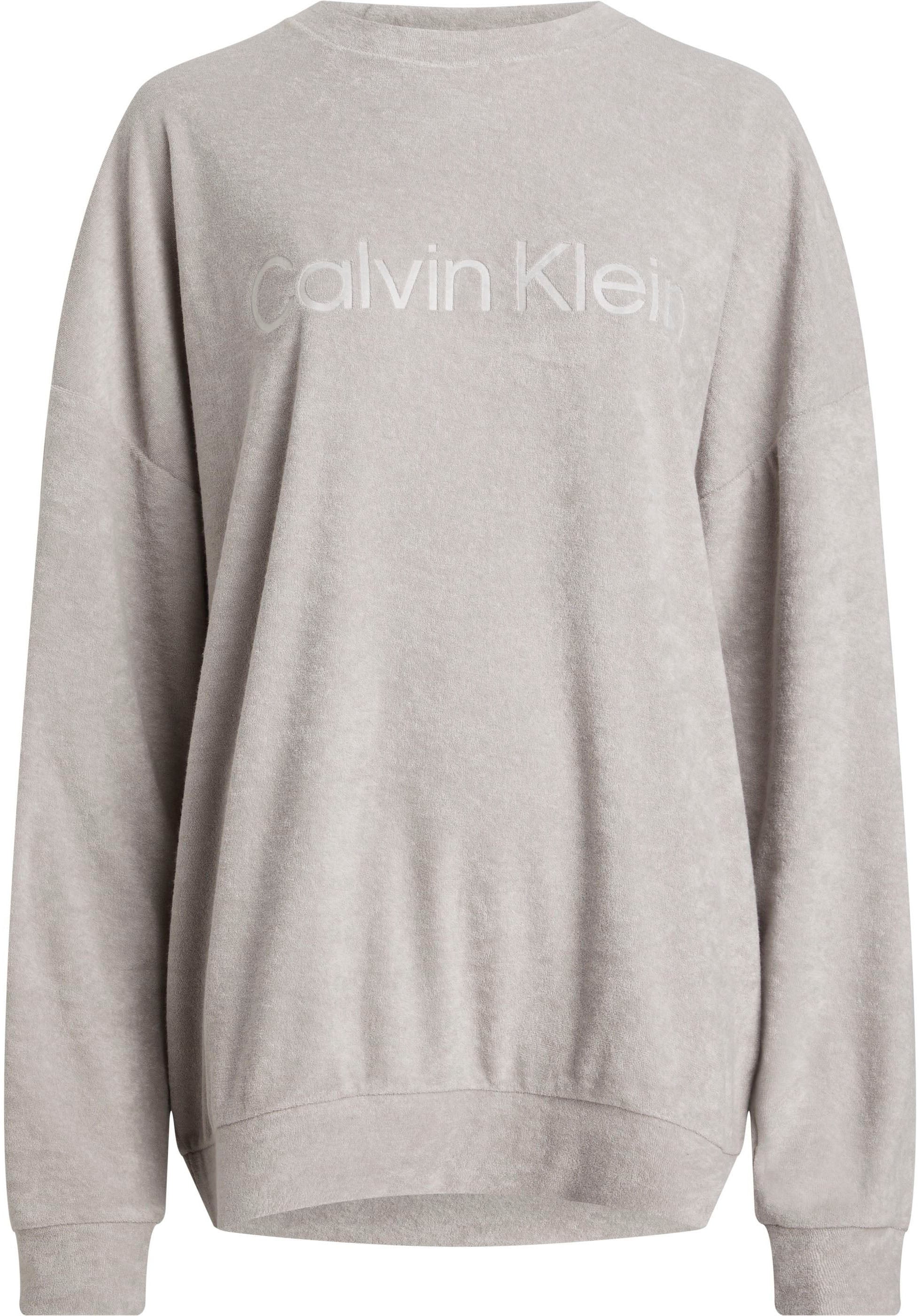der Klein online Jelmoli-Versand Brust SWEATSHIRT«, mit Logoprägung shoppen »L/S Sweatshirt auf | Calvin