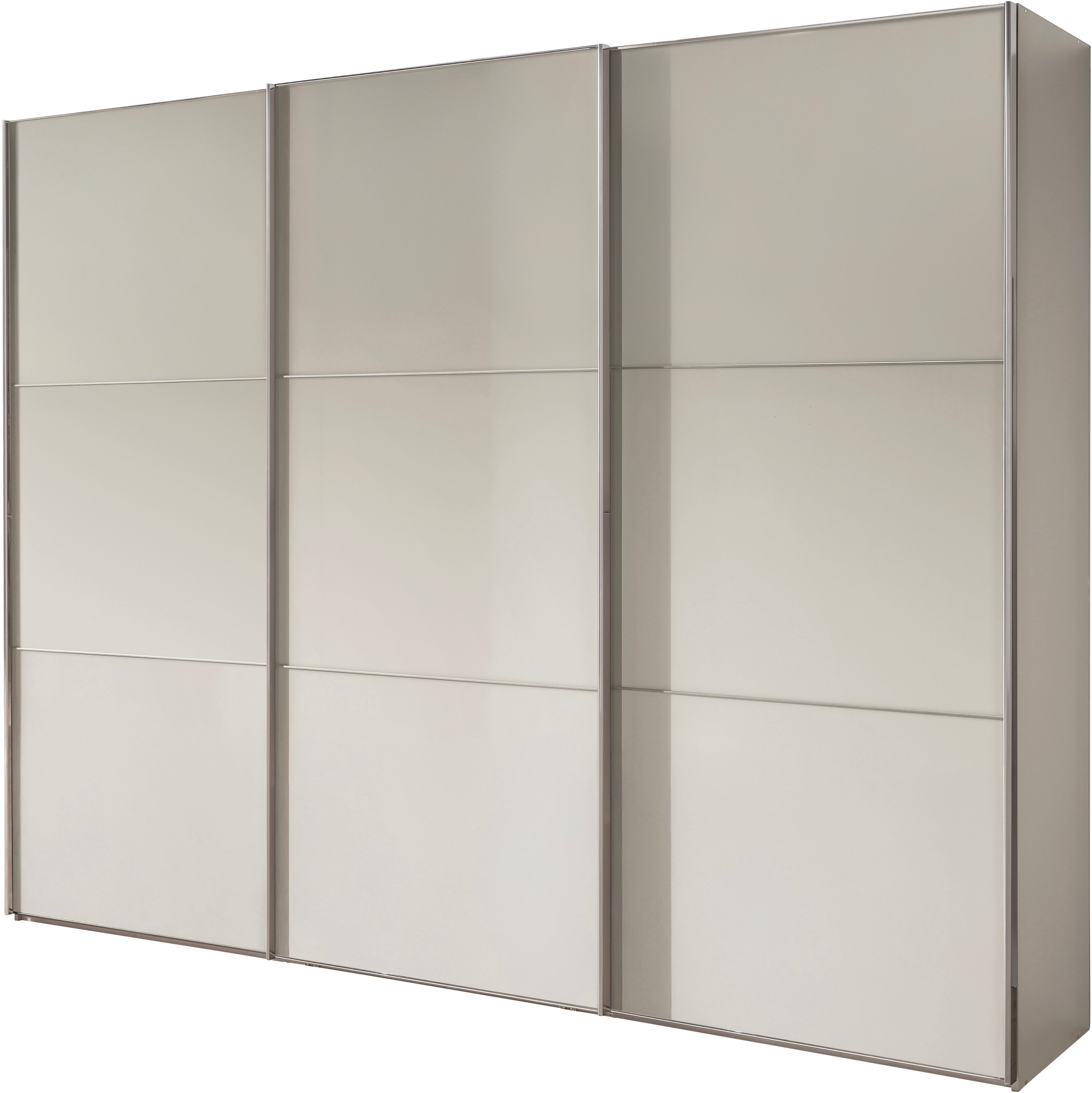 WIEMANN Schwebetürenschrank "Phoenix, Made in Germany, modernes Design, Highlight, Blickfang" Viele Farbkombinationen, in 4 Breiten und in 2 Höhen erhältlich, maximaler Staurraum, inkl.Einlegeböden, Wäscheböden u. Dämpfer