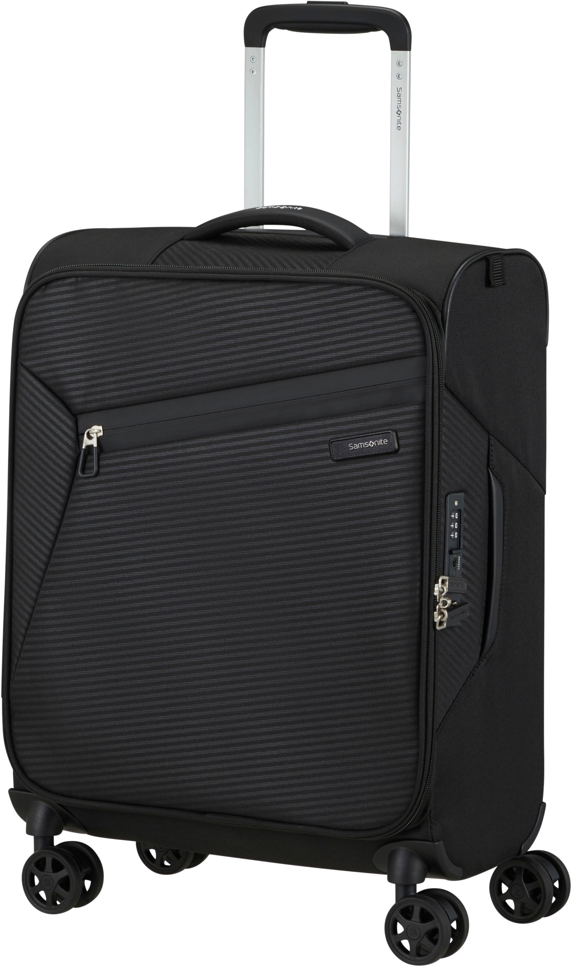 Samsonite Weichgepäck-Trolley »LITEBEAM, verschiedene Grössen und Farben«, 4 Rollen, Reisekoffer Aufgabegepäck Trolley Volumenerweiterung bei M/L