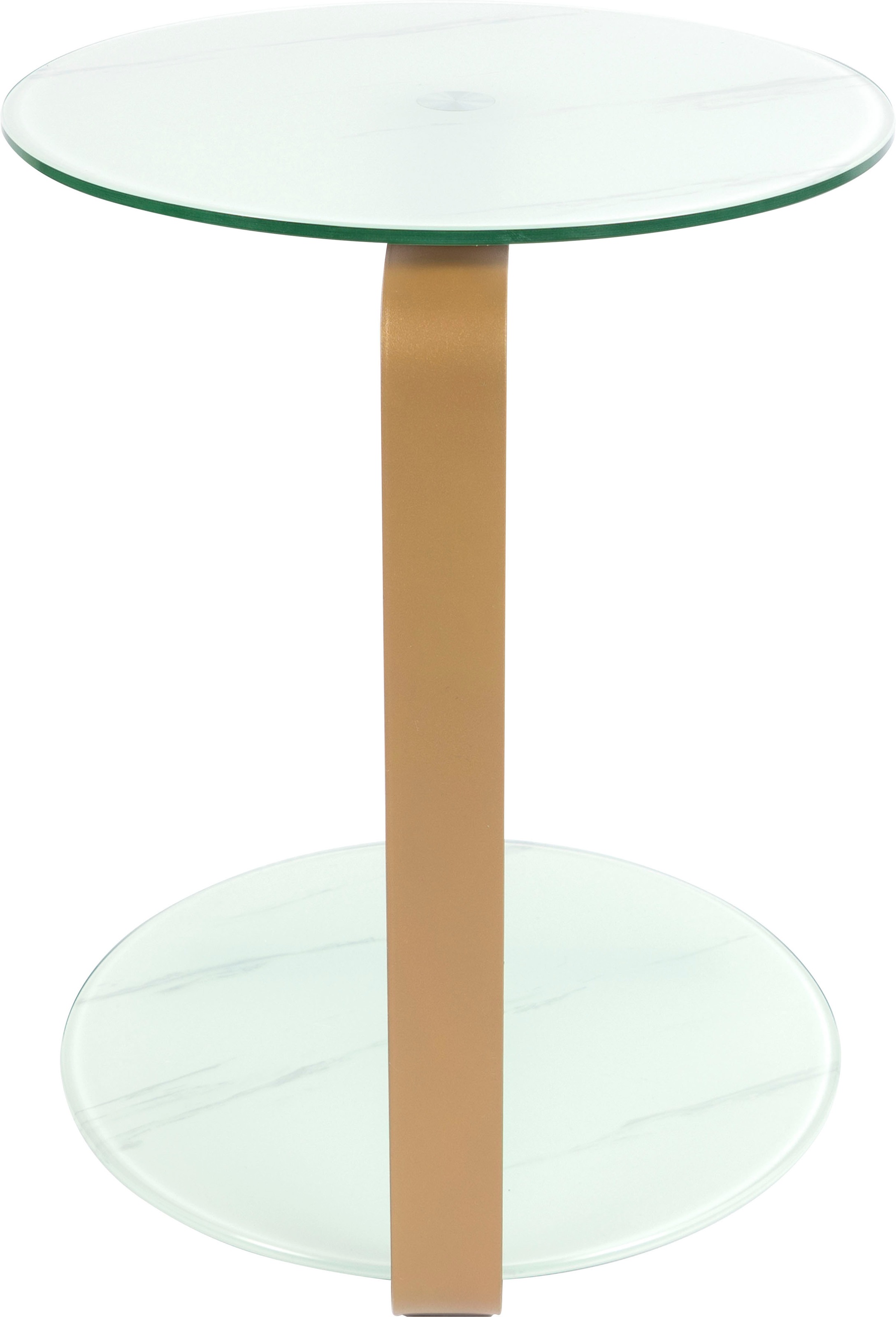 Kayoom Beistelltisch »Quentin 525, Sofa-Beistelltisch,mit Metallgestell«, (1 St.), Gestellfuss auch als Ablage, elegante Form und Farbvarianten