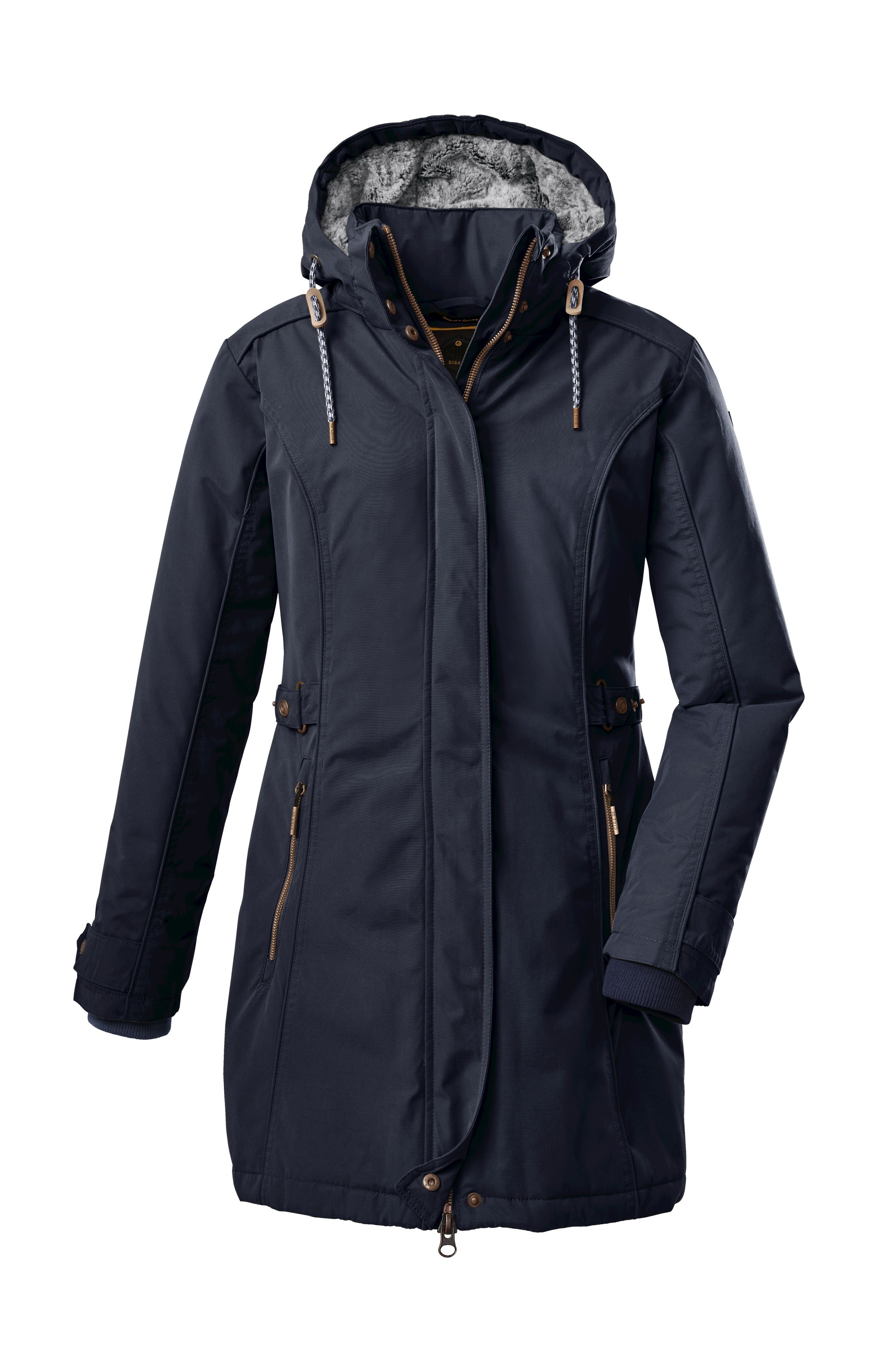 G.I.G.A. DX by killtec Parka »GW 6 WMN PRK« Eleganter, wasserabweisender Parka mit abnehmbarer Kapuze u Teddyfell