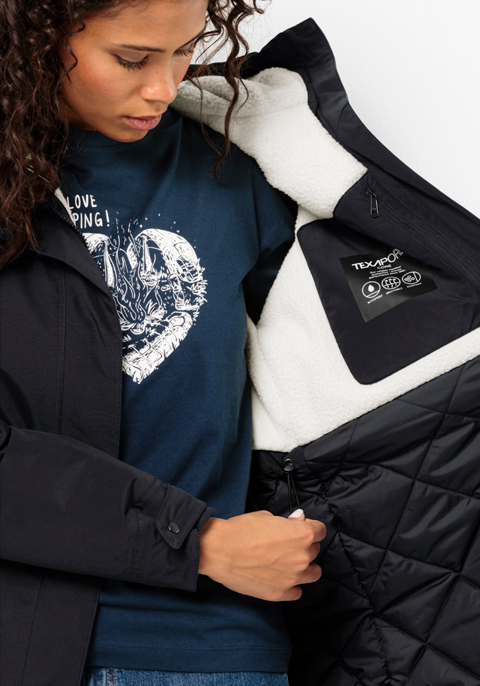Jack Wolfskin Parka »TALFORST PARKA W«, mit Kapuze