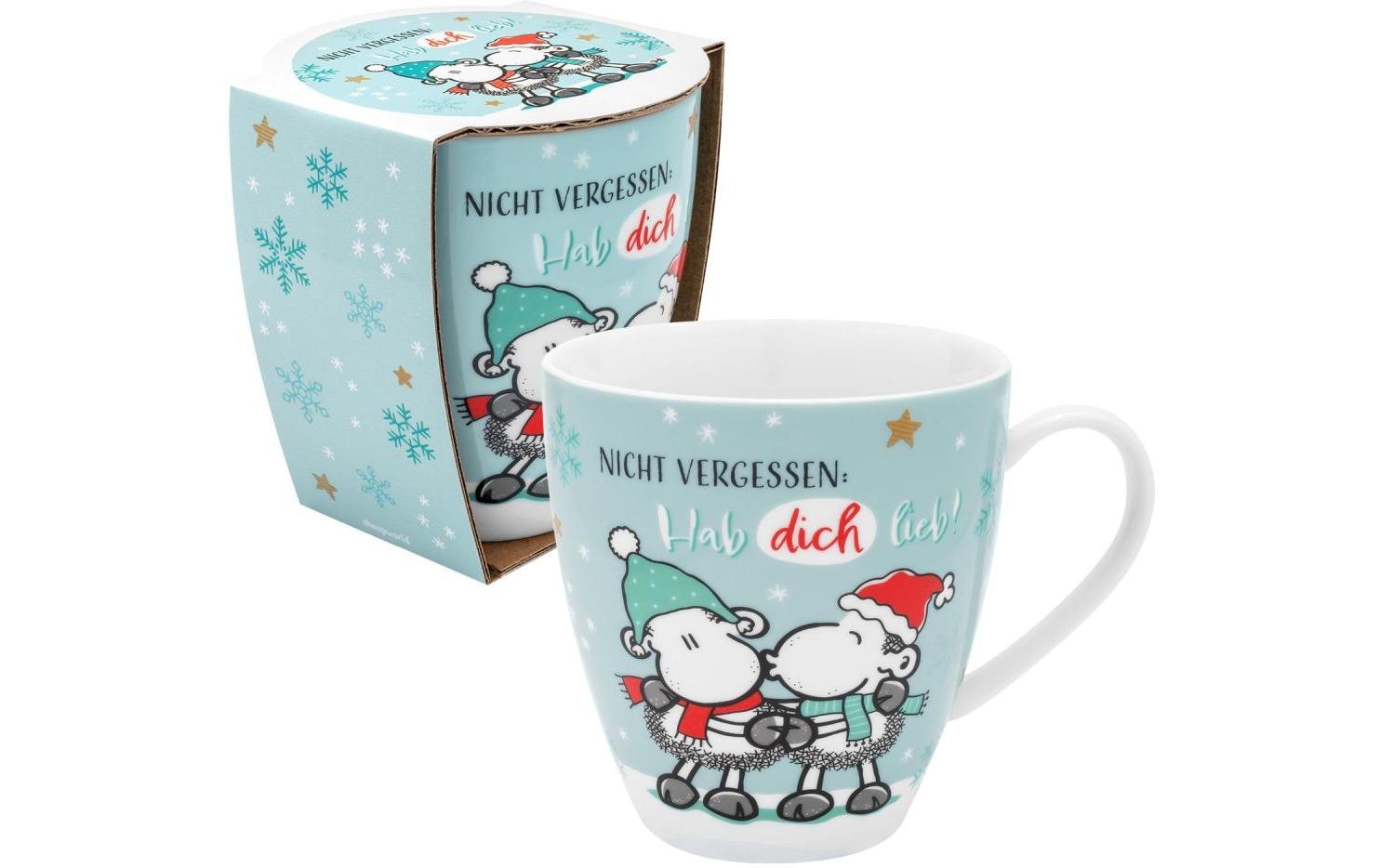 Sheepworld Tasse »Hab dich lieb 450 ml, 1 Stück,«, (1 tlg.)