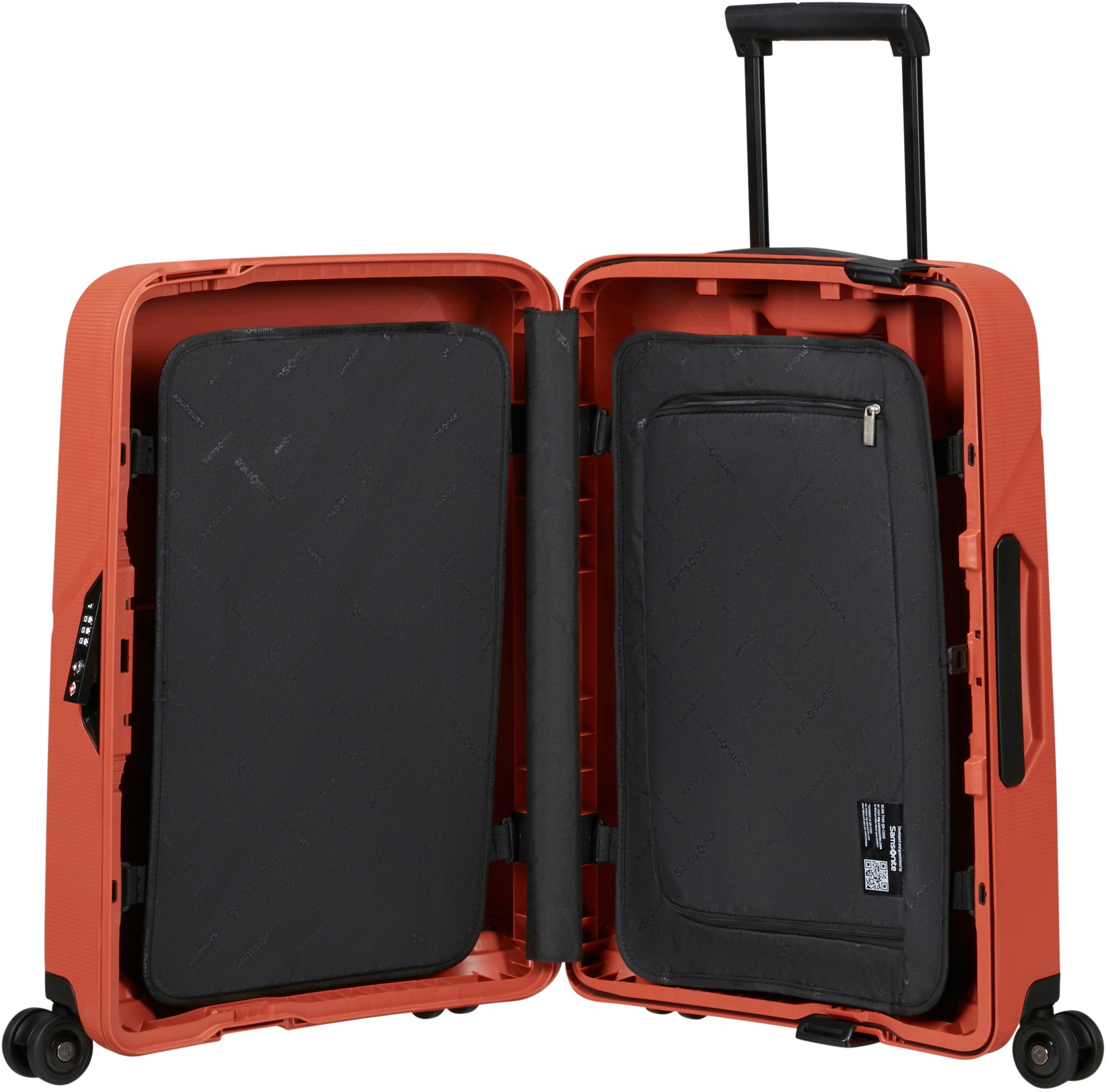 Samsonite Hartschalen-Trolley »MAGNUM ECO, verschiedene Grössen und Farben«, 4 Rollen, Reisekoffer Trolley Aufgabegepäck TSA-Zahlenschloss Made in Europe