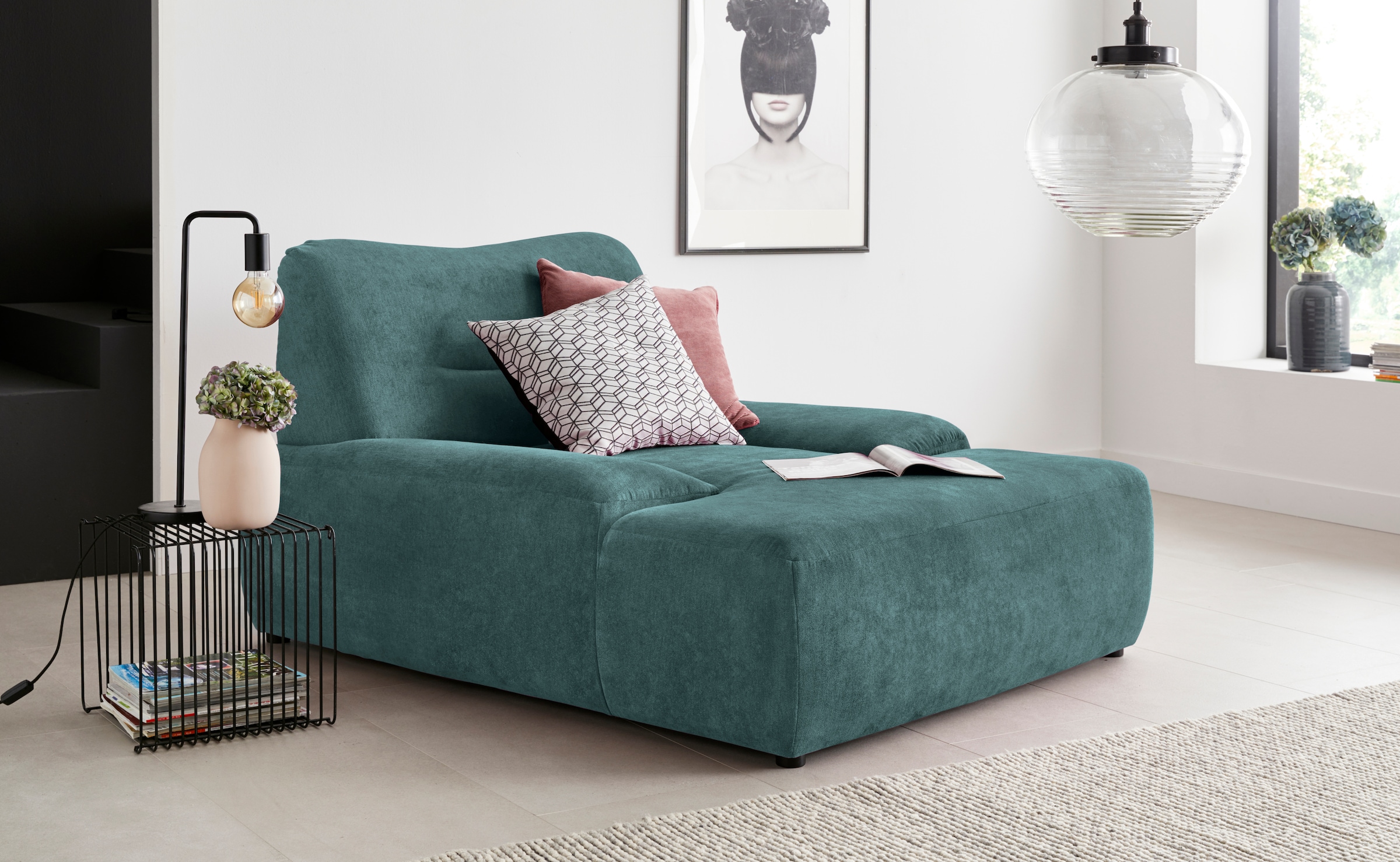 DOMO collection Loveseat »Cesena Designsessel zum Kuscheln, komfortabel zum Relaxen«, bequem und stylish, frei im Raum stellbar