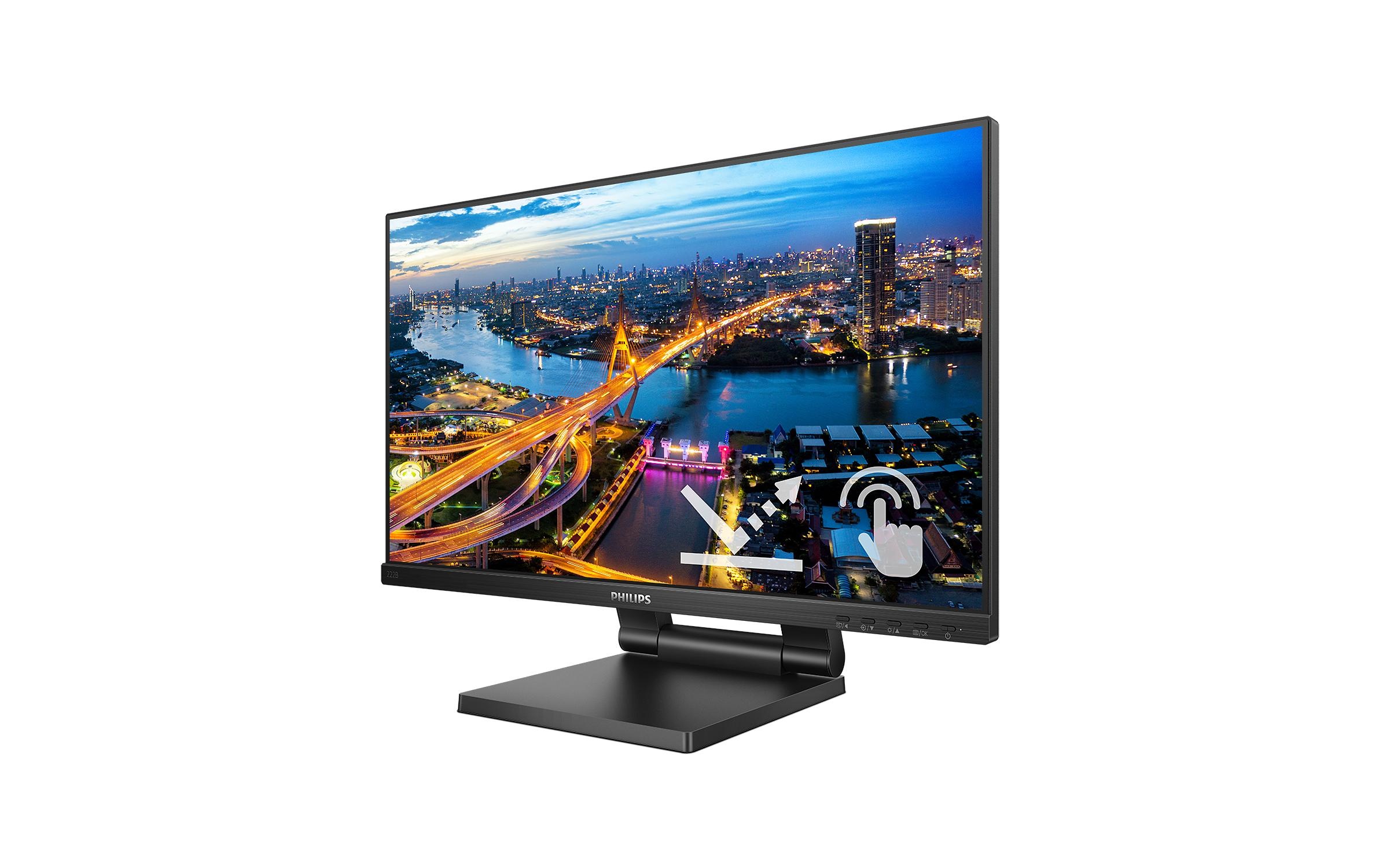 Philips Ergo Monitor »Philips 222B1TC/00«, 54,39 cm/21,5 Zoll, 1920 x 1080 px, Full HD, 4 ms Reaktionszeit, 75 Hz
