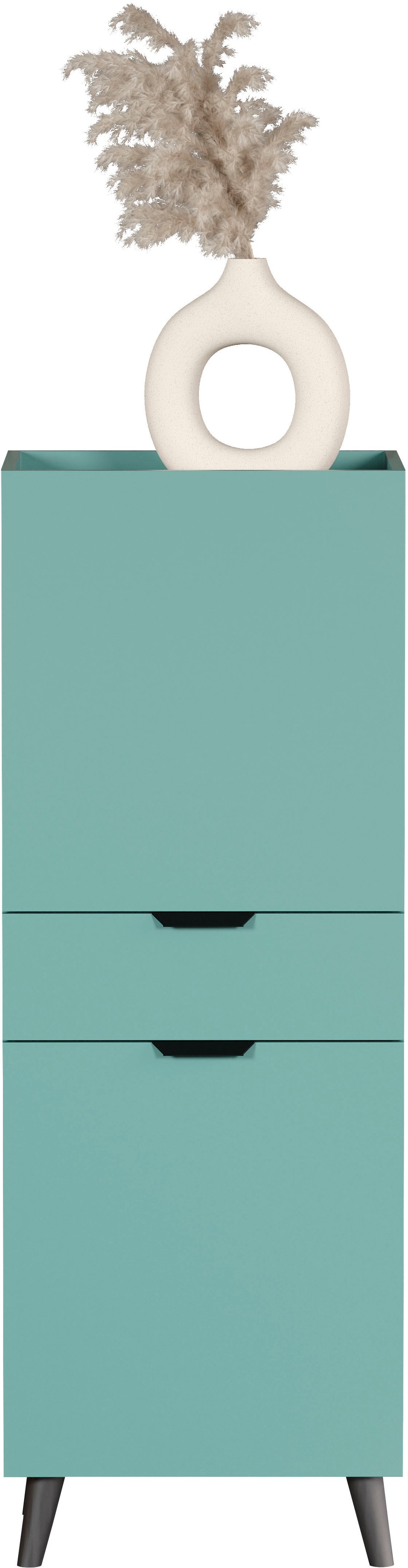 andas Highboard »Mikkeline«, (1 St.), matt, B / H: ca. 49 / 140 cm, blau,  türkis online kaufen | Jelmoli-Versand