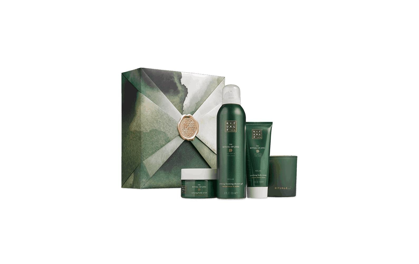 Rituals Pflege-Set »Rituals Jing Set Medium 4-teilig« Beruhigendes Pflegeset mit Jujube und Lotus