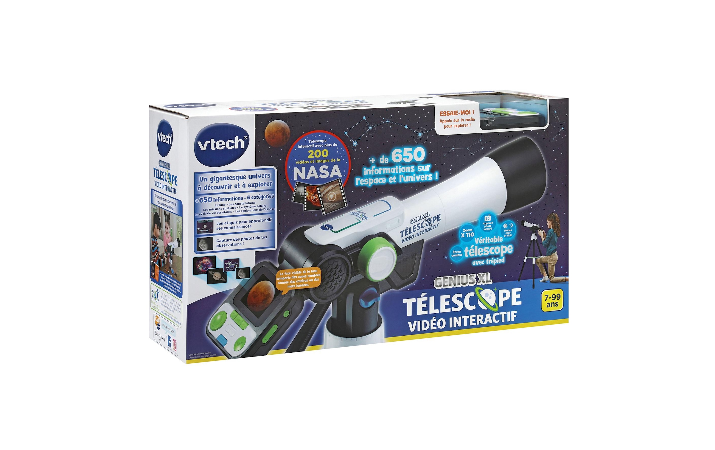 ✵ Vtech® Teleskop »Genius XL Téléscope Vidéo interactif -FR