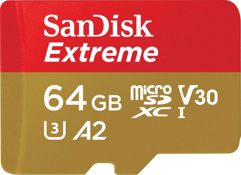 Sandisk Speicherkarte »Extreme 64GB«, (UHS Class 3 170 MB/s Lesegeschwindigkeit)