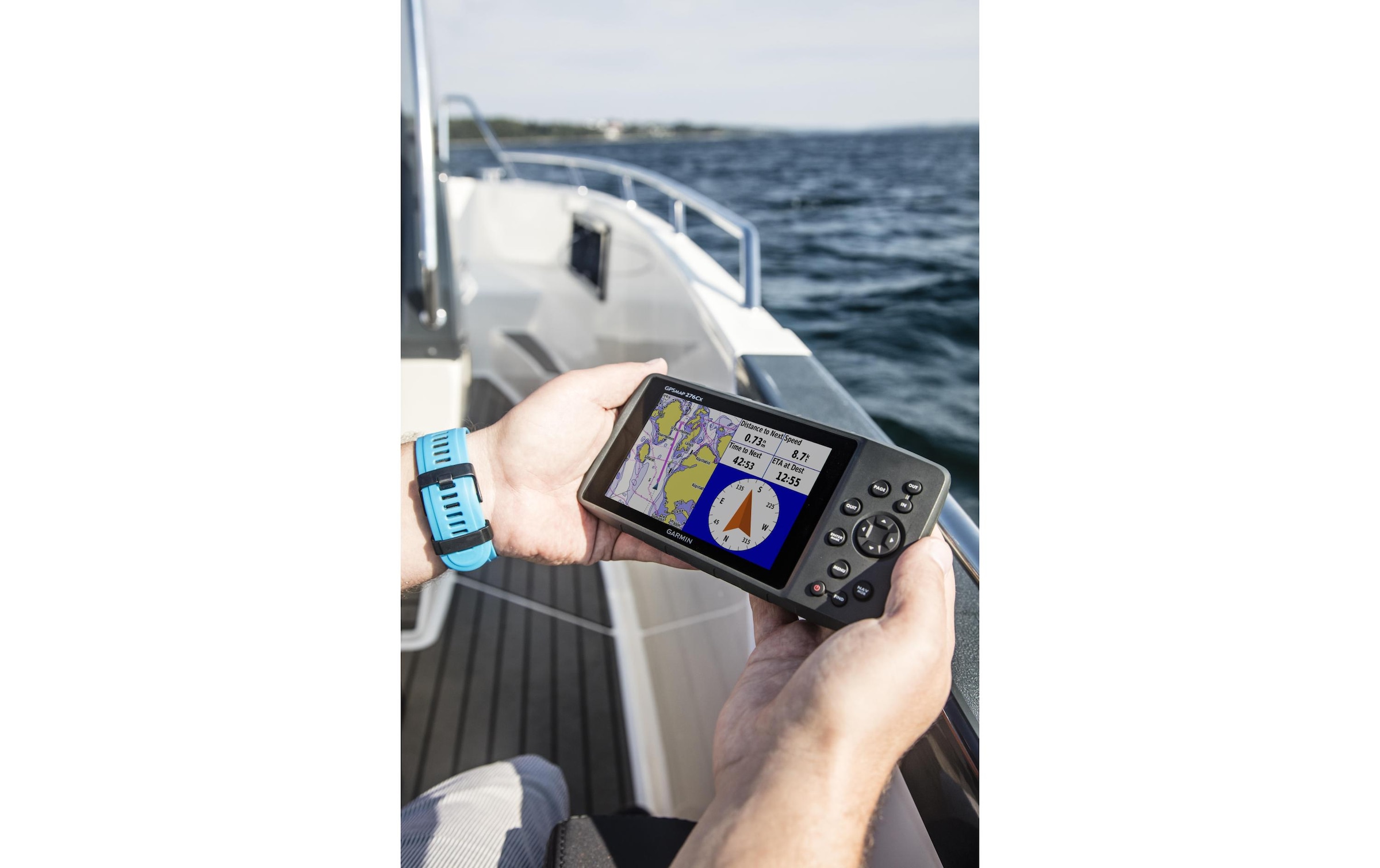 Garmin mobiles Navigationsgerät »GPSMAP 276Cx«, (Weltweit inklusive lebenslanger Kartenupdates)