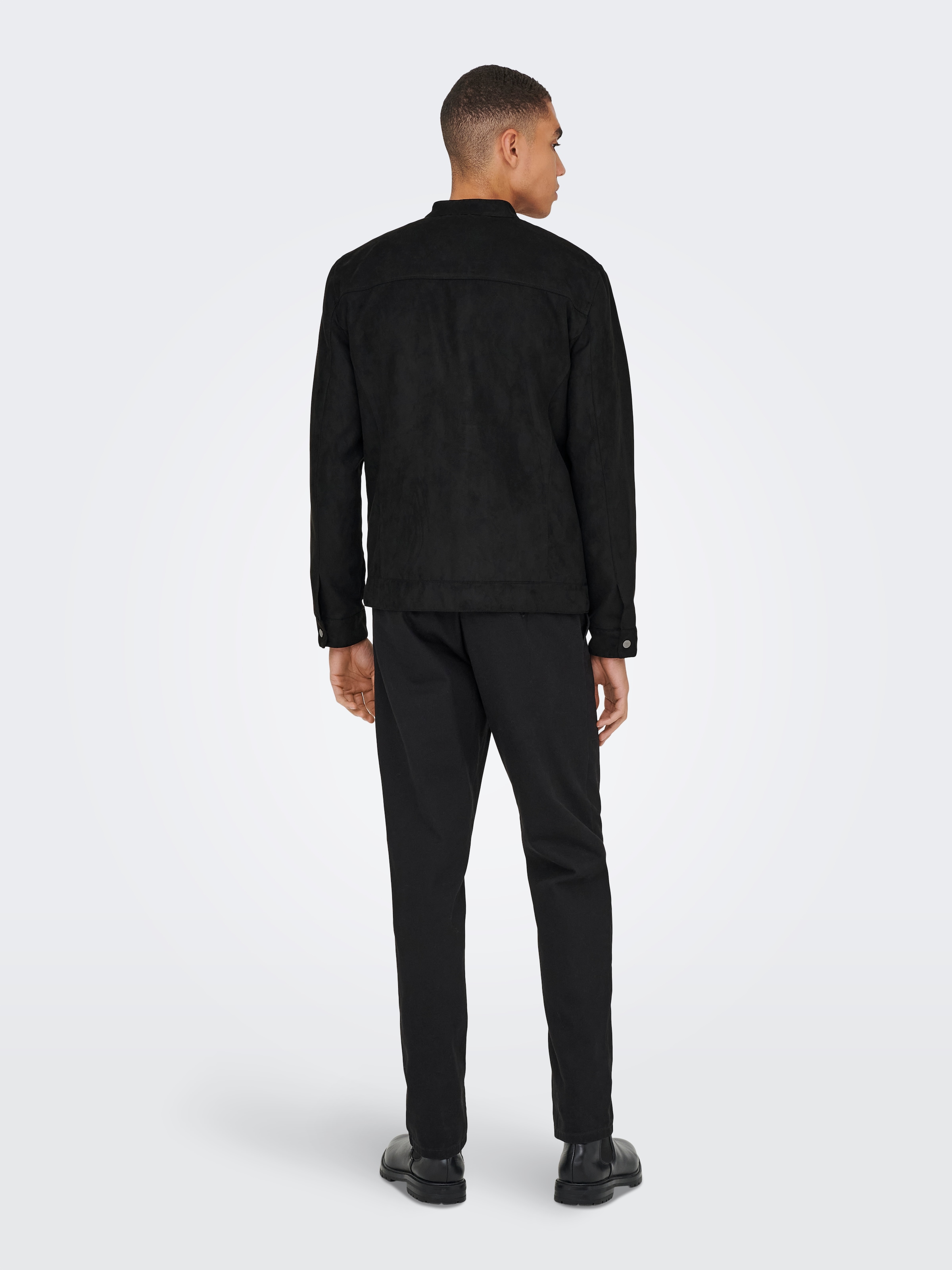 ONLY & SONS Bomberjacke »ONSMIKE FAKE SUEDE JACKET OTW«, ohne Kapuze