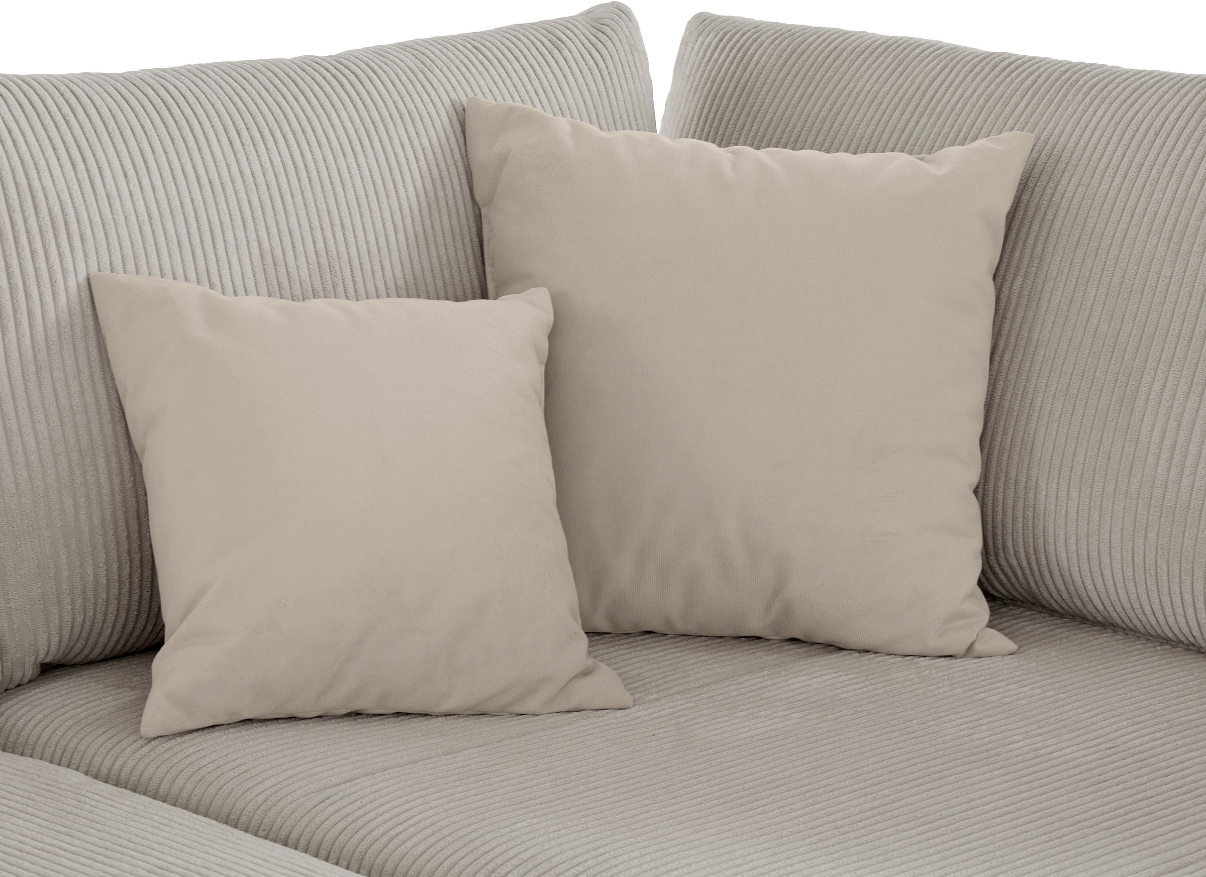 INOSIGN Ecksofa »Boxspringbett Night & Day L-Form mit Dauer-Schlaffunktion mit Armlehne«, mit Boxspring-Bettfunktion 180x200 cm und Bettkasten, Dauerschläfer!