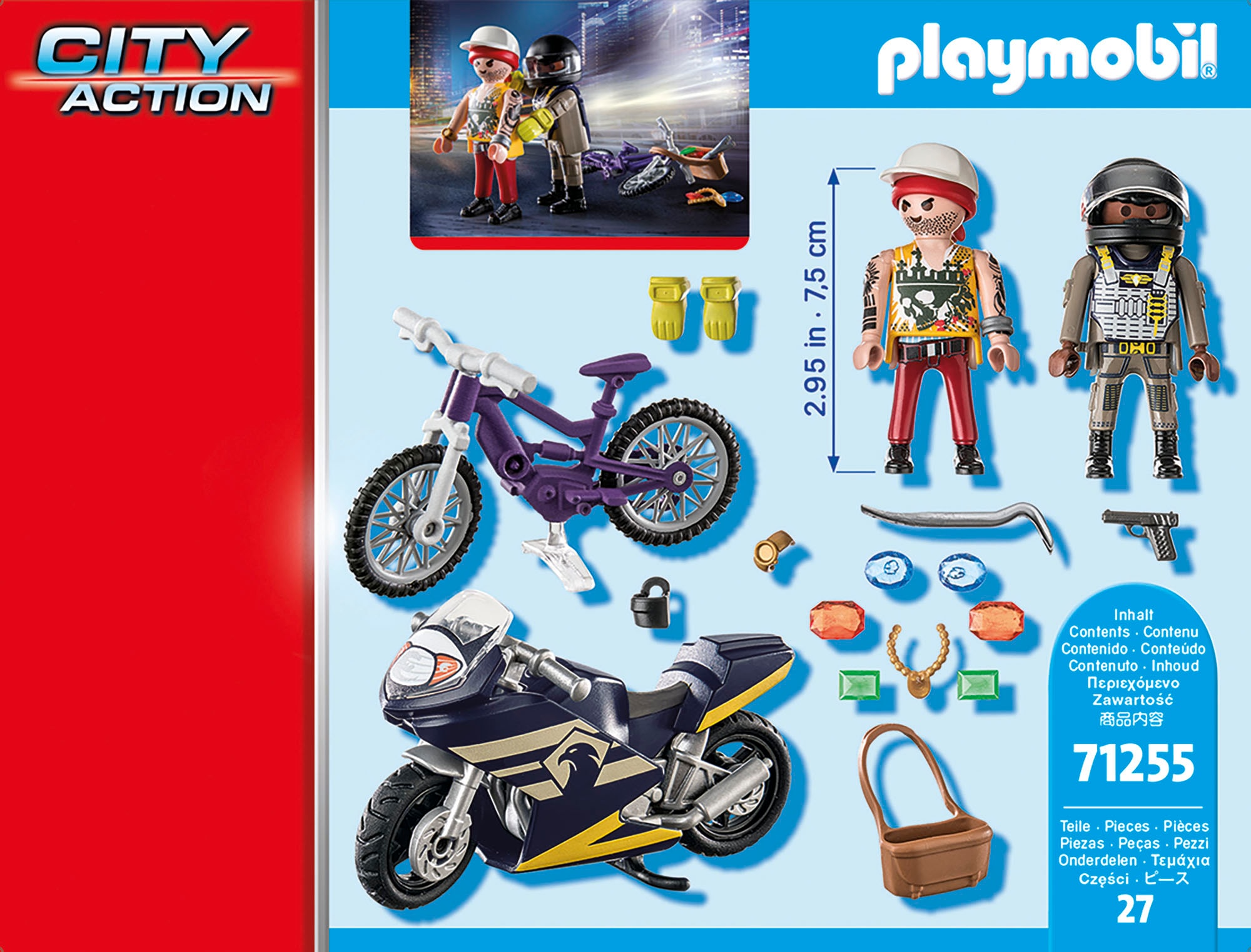 Playmobil® Konstruktions-Spielset »Starter Pack, SEK und Juwelendieb (71255), City Action«, (27 St.), Made in Europe