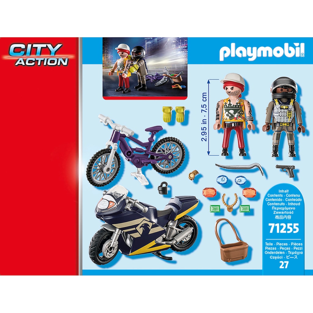 Playmobil® Konstruktions-Spielset »Starter Pack, SEK und Juwelendieb (71255), City Action«, (27 St.)