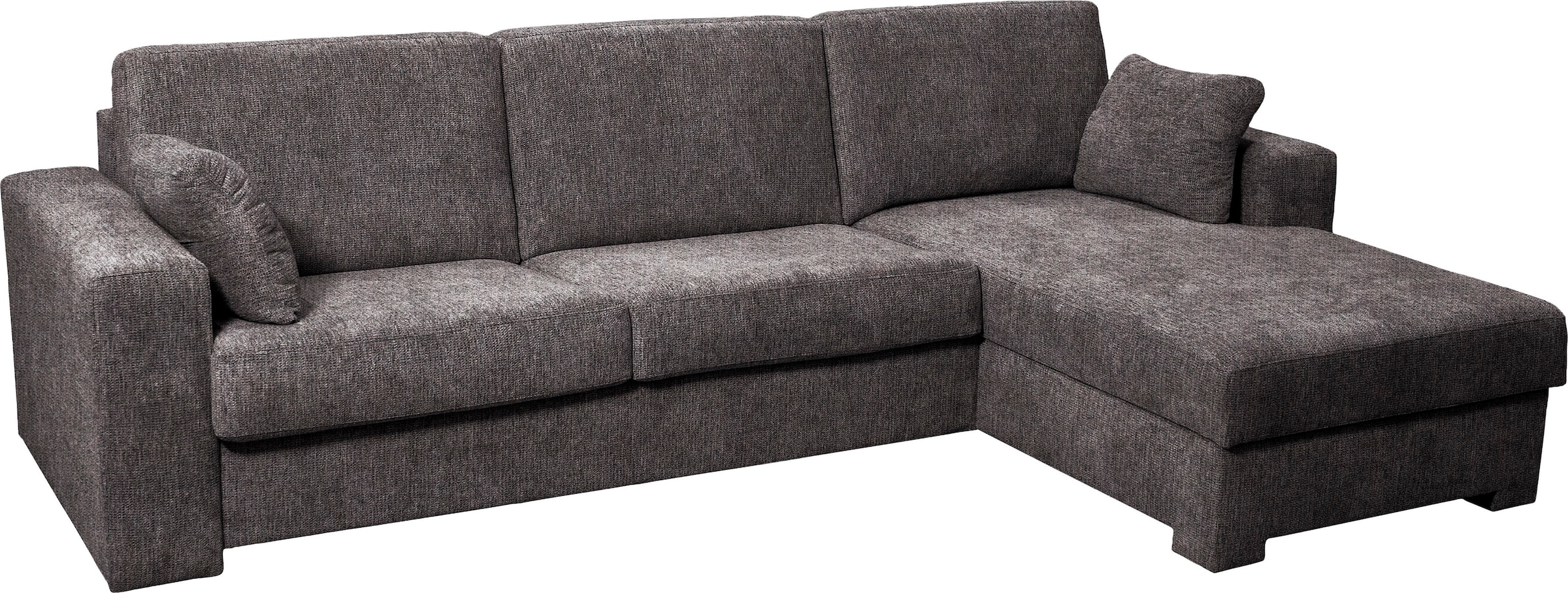 Home affaire Ecksofa Roma "L" Dauerschlaffunktion, mit Unterfederung, Matratzenhöhe 14cm, Liegemasse ca 163x198 cm, L-Form