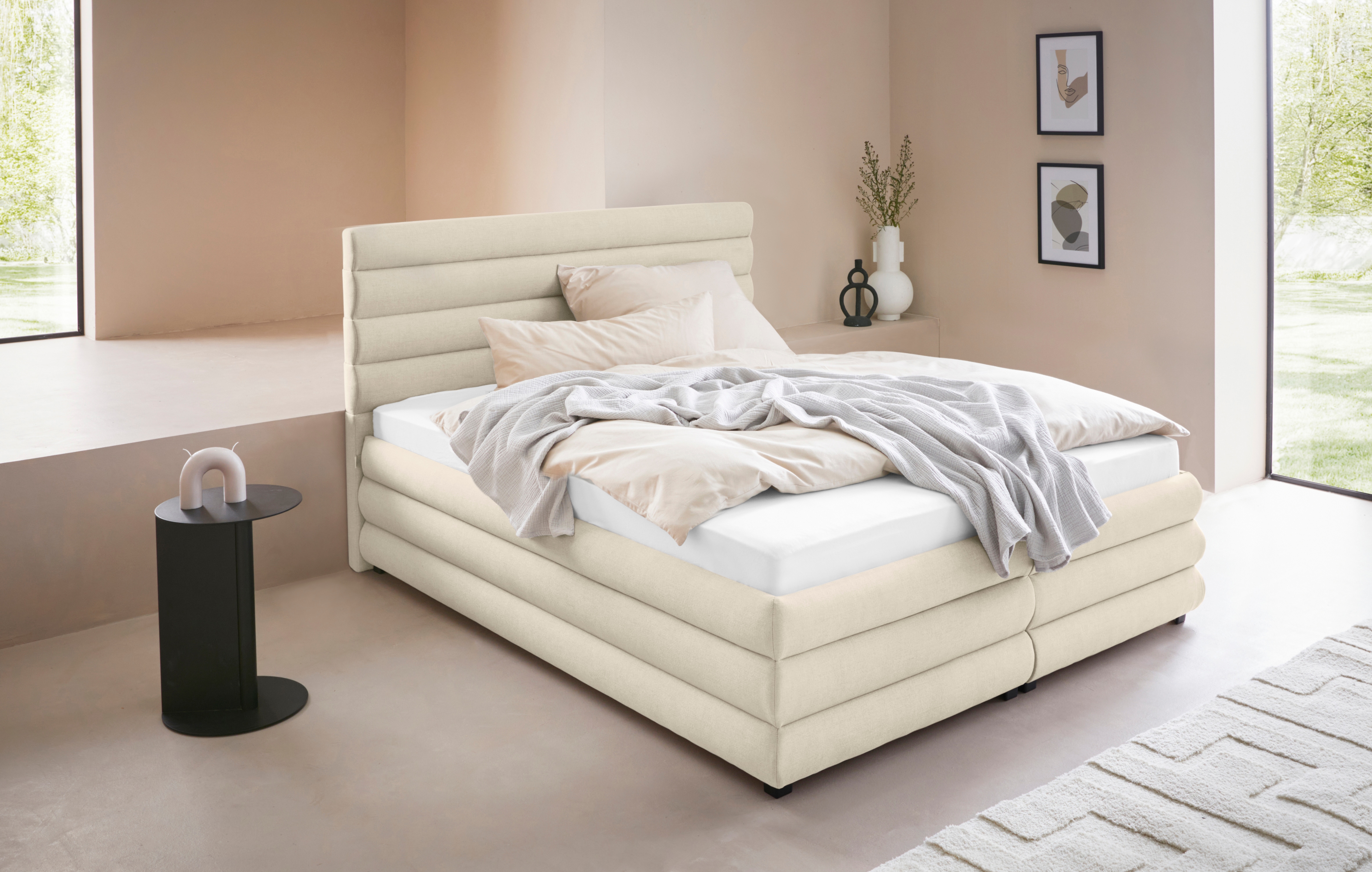 LeGer Home by Lena Gercke Polsterbett "Maylis" wahlweise mit und ohne Matratze und Lattenrost, auch in 200cm Breite