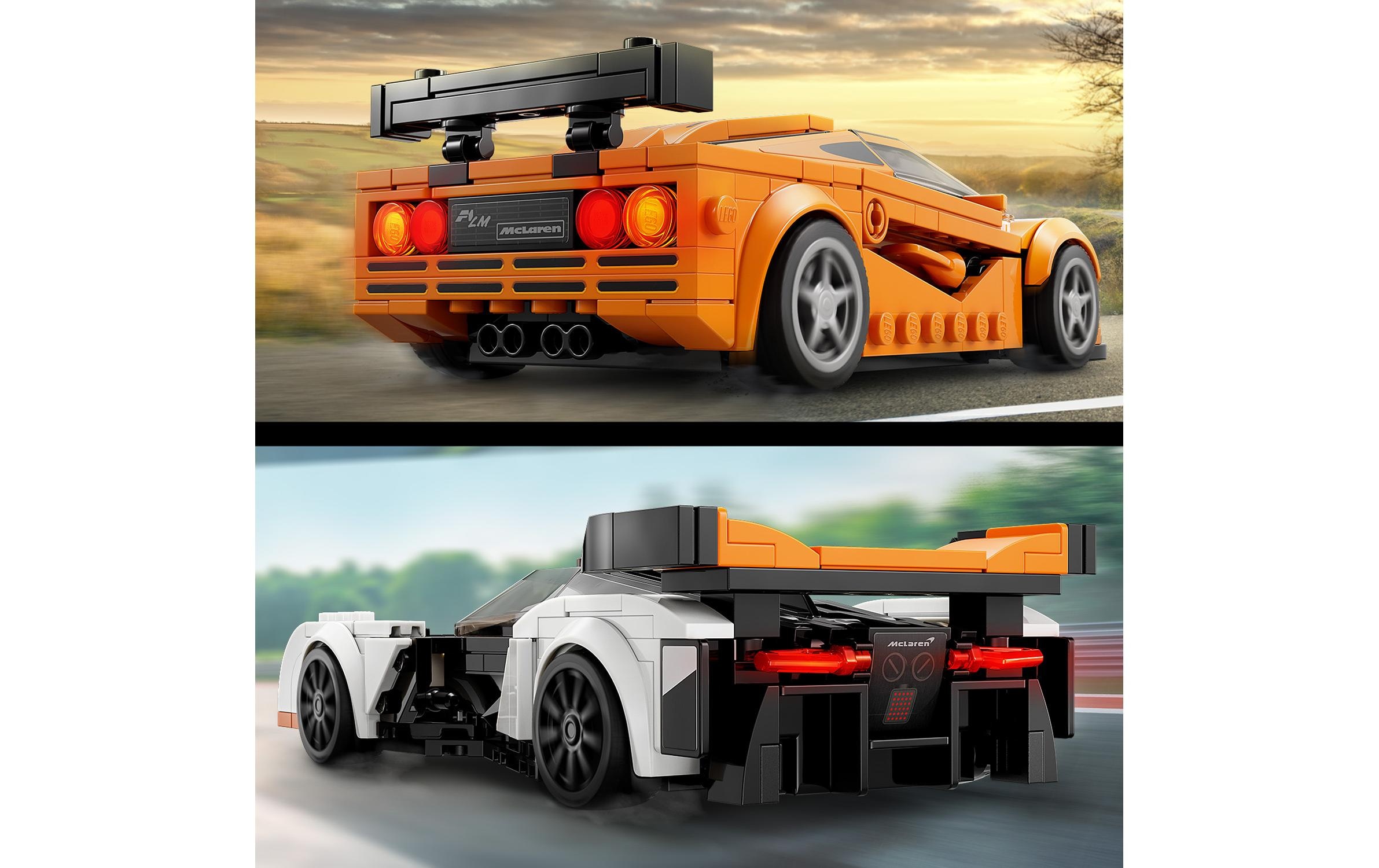 LEGO® Konstruktionsspielsteine »Solus GT & McLaren F1 LM«