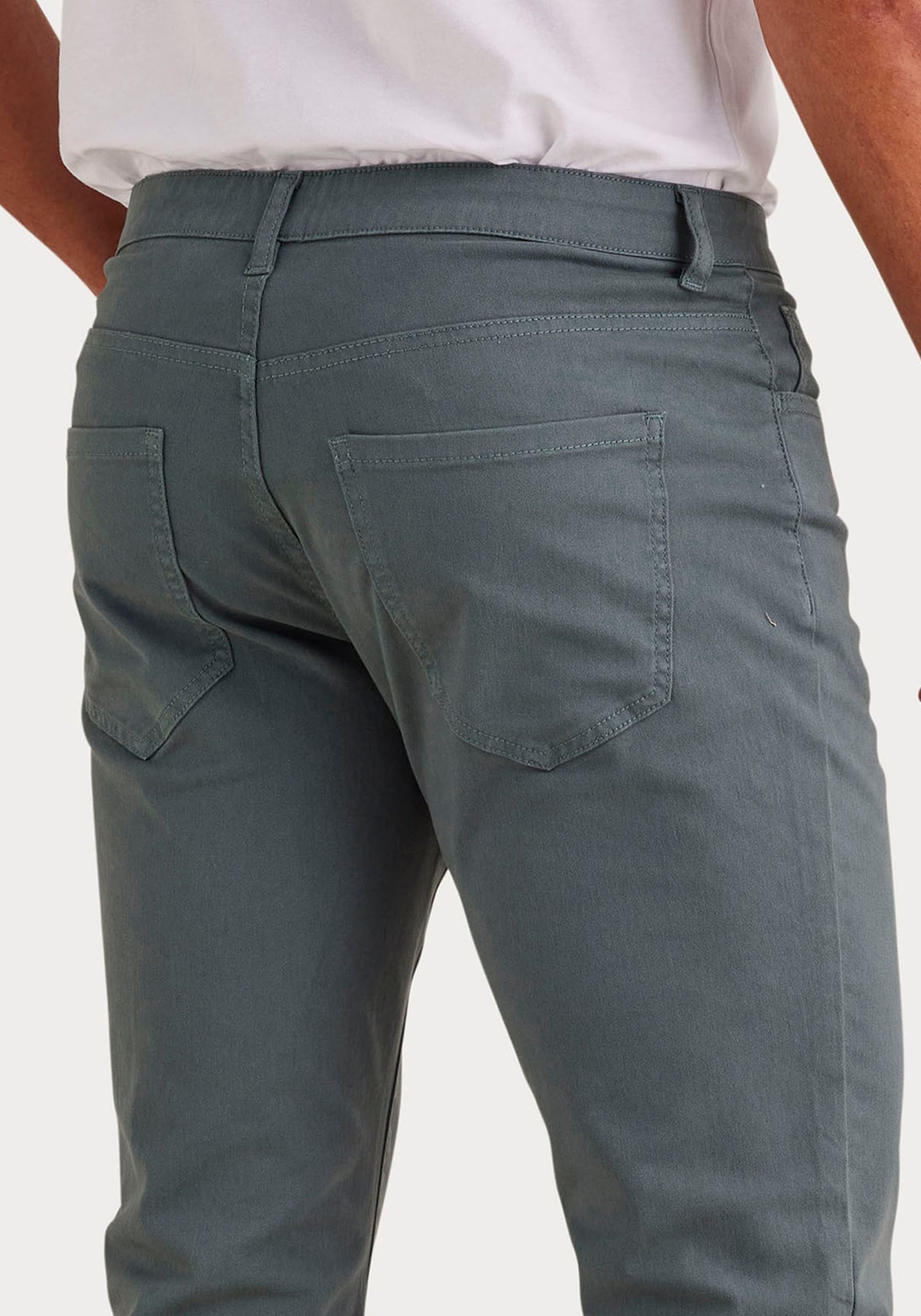 John Devin Chinohose »regular-fit, 5-Pocket-Hose«, aus elastischer Baumwoll-Qualität