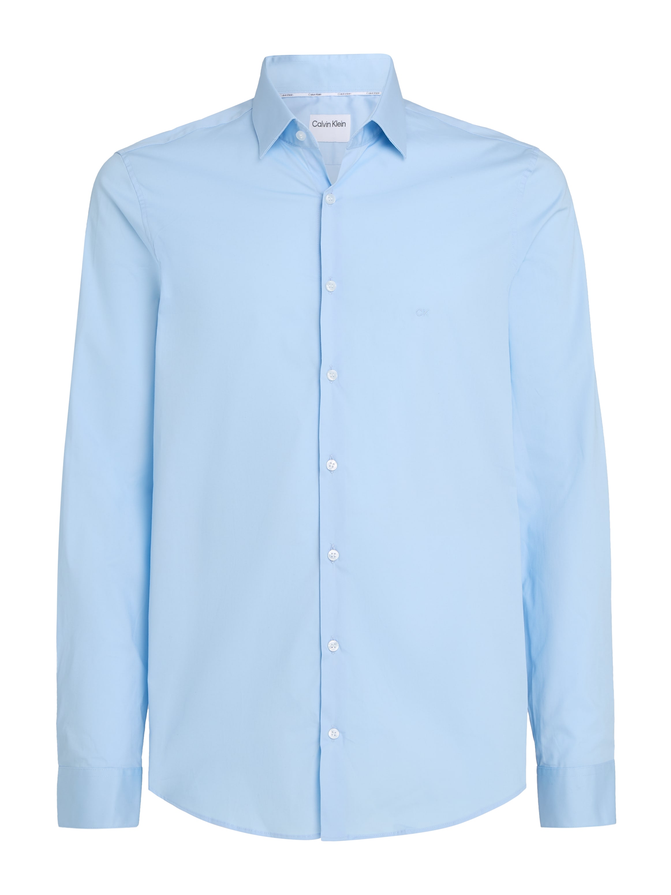 Calvin Klein Businesshemd »POPLIN STRETCH SLIM SHIRT«, mit Kentkragen