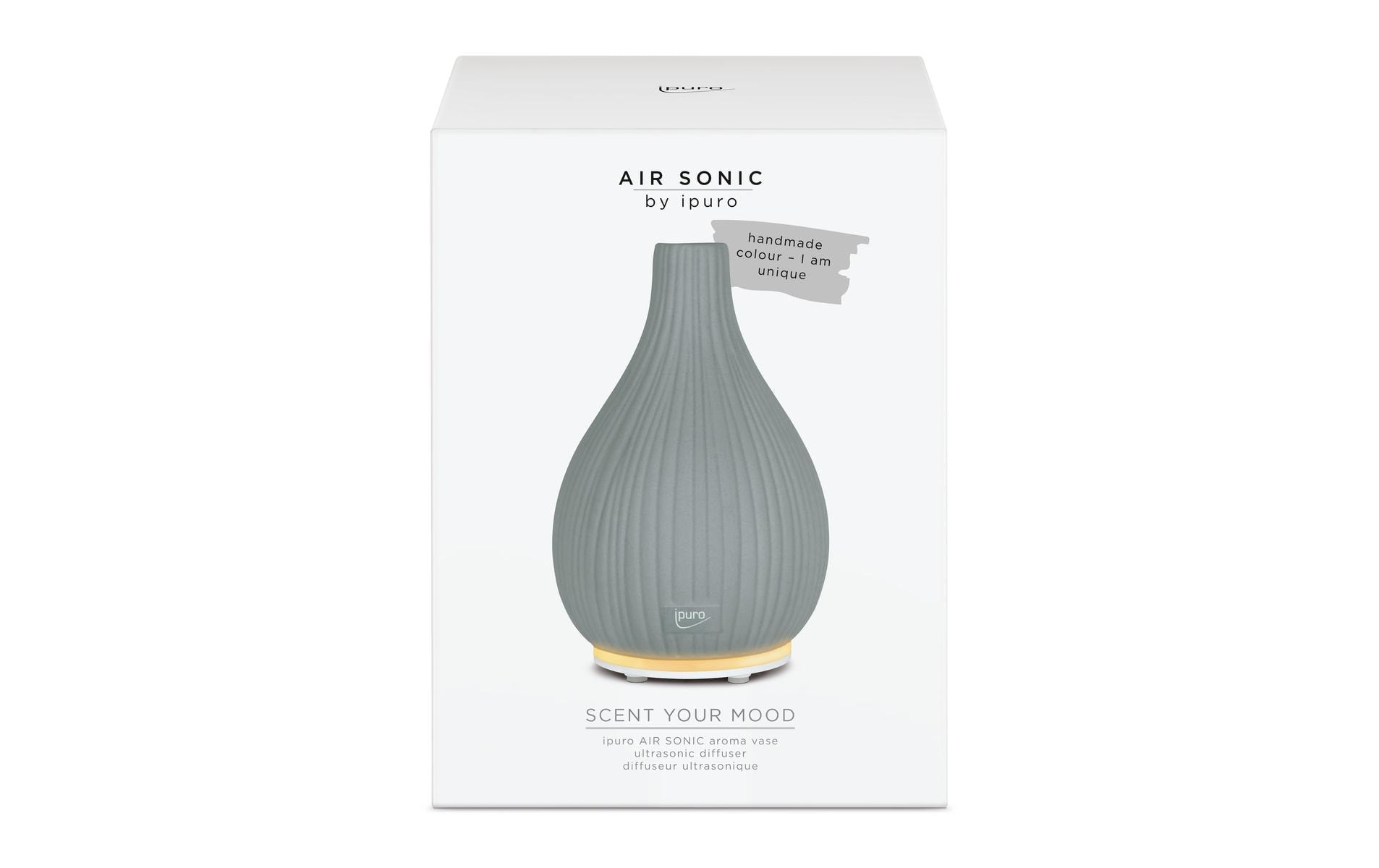 ➥ IPURO Luftreiniger »Air Sonic aroma vase grau« jetzt shoppen
