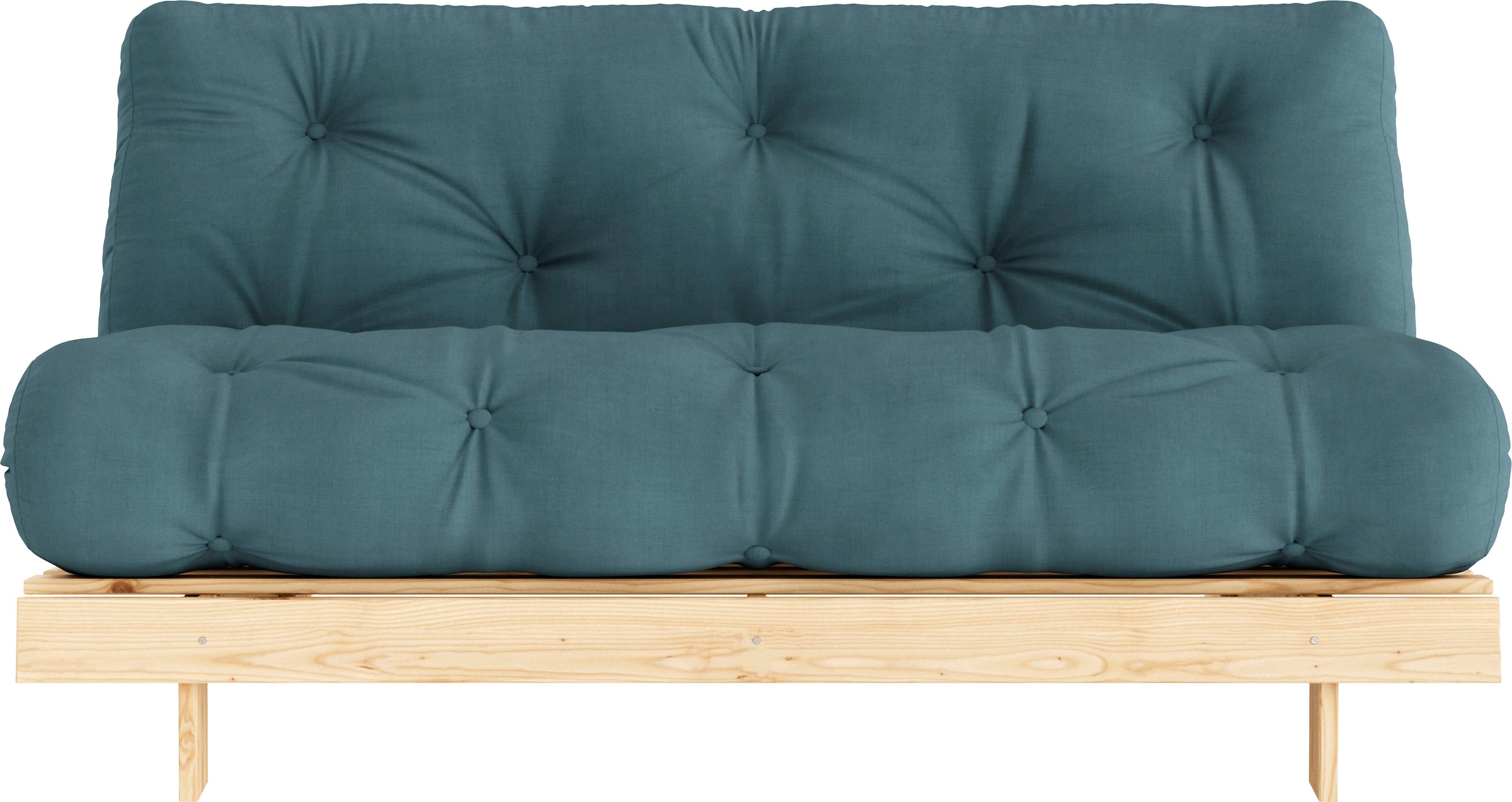 Karup Design Daybett "Roots Sofa Bed, Schlafsofa, Bettfunktion, FSC-Massivholz" Inkl. Futonmatratze, Made in Europe, langlebig, B: 140 oder 160 cm